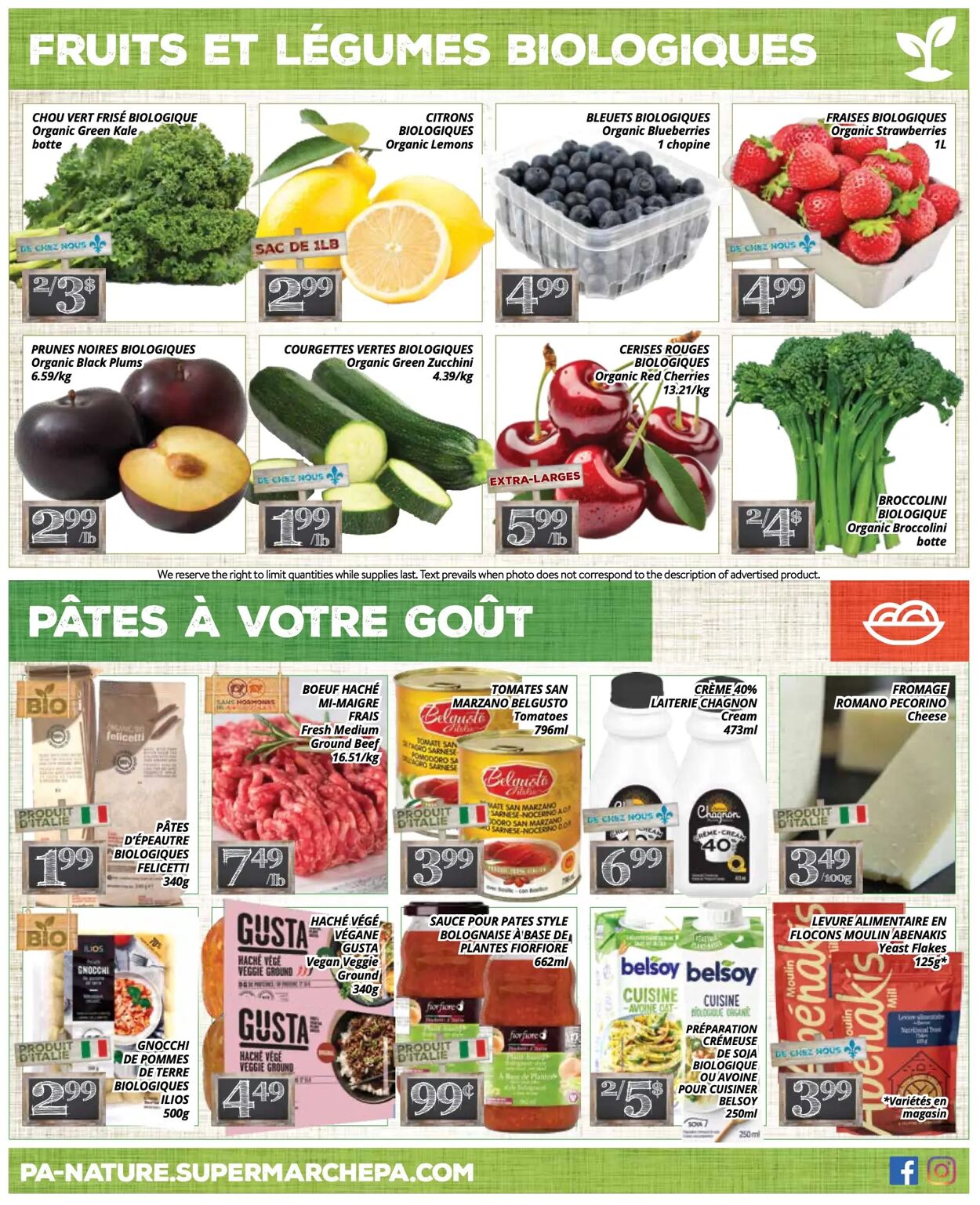 Flyer PA Supermarché 07.07.2025 - 20.07.2025
