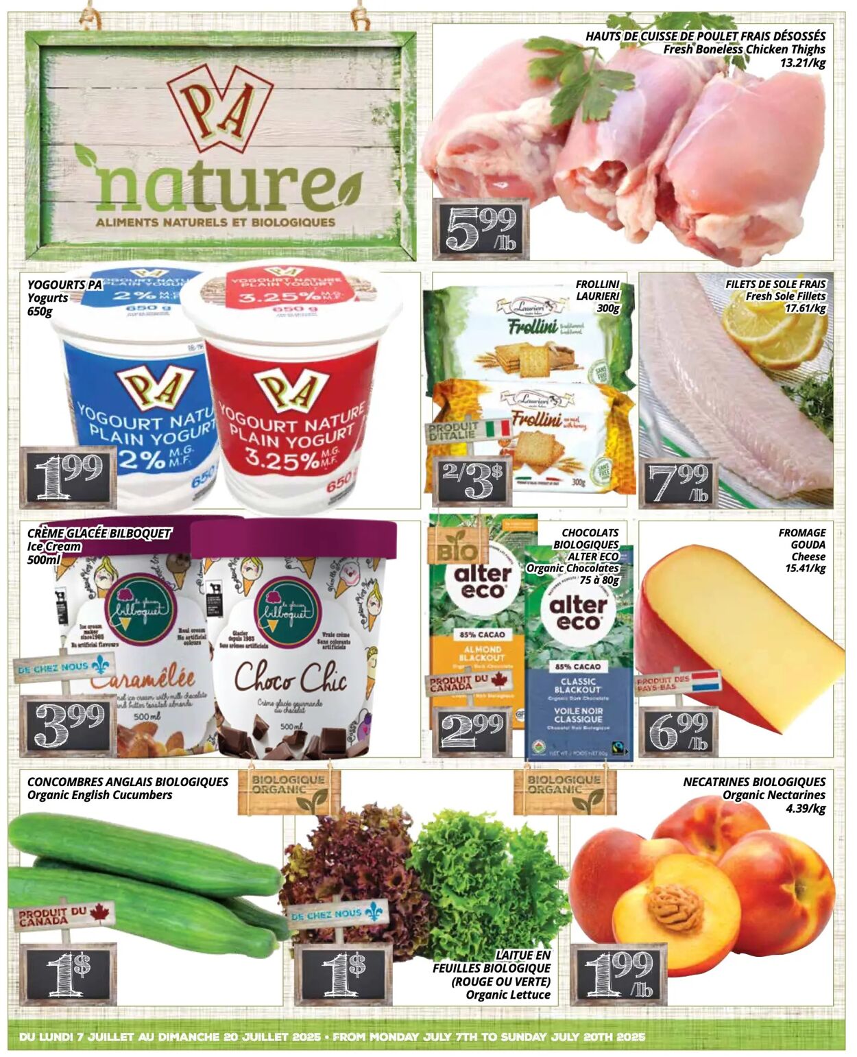 Flyer PA Supermarché 07.07.2025 - 20.07.2025