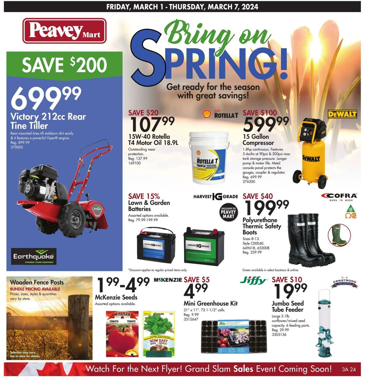 Peavey Mart Promotional flyers
