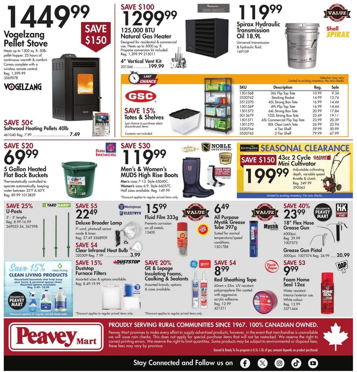 Flyer Peavey Mart 25.10.2024 - 31.10.2024