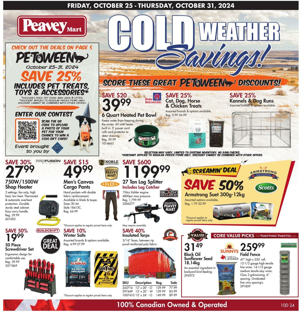 Flyer Peavey Mart 25.10.2024 - 31.10.2024