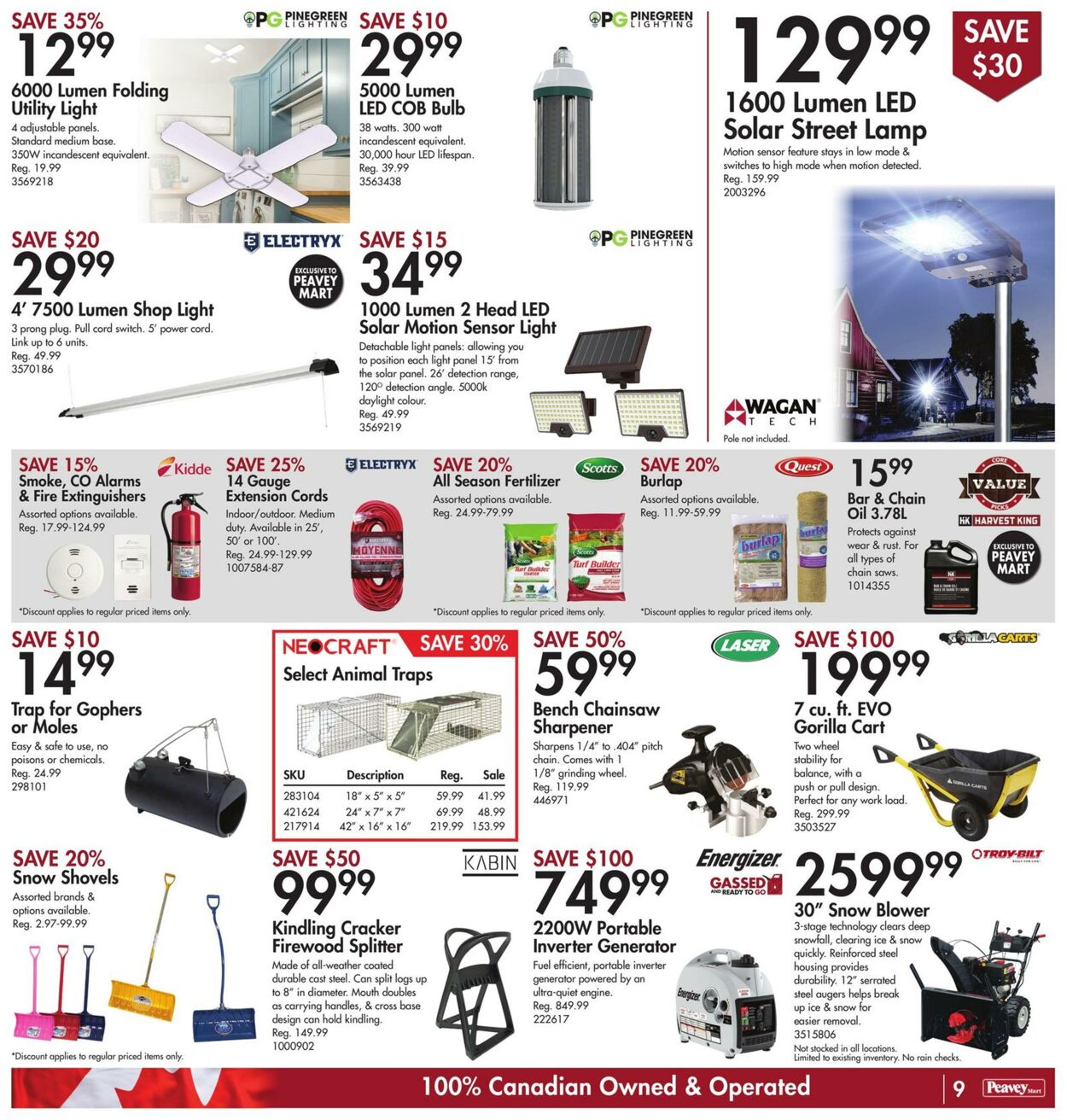 Flyer Peavey Mart 25.10.2024 - 31.10.2024