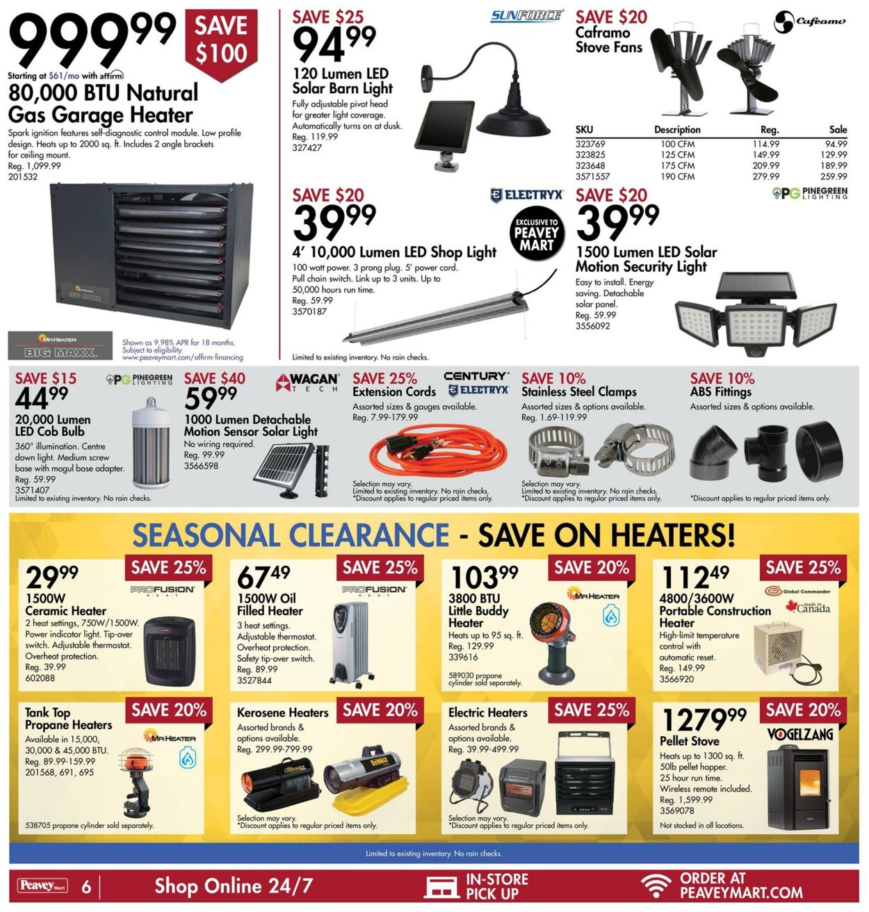 Flyer Peavey Mart 23.01.2025 - 02.02.2025