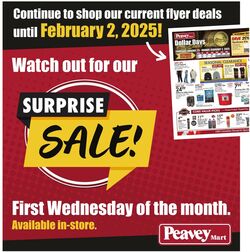 Flyer Peavey Mart 23.01.2025 - 02.02.2025