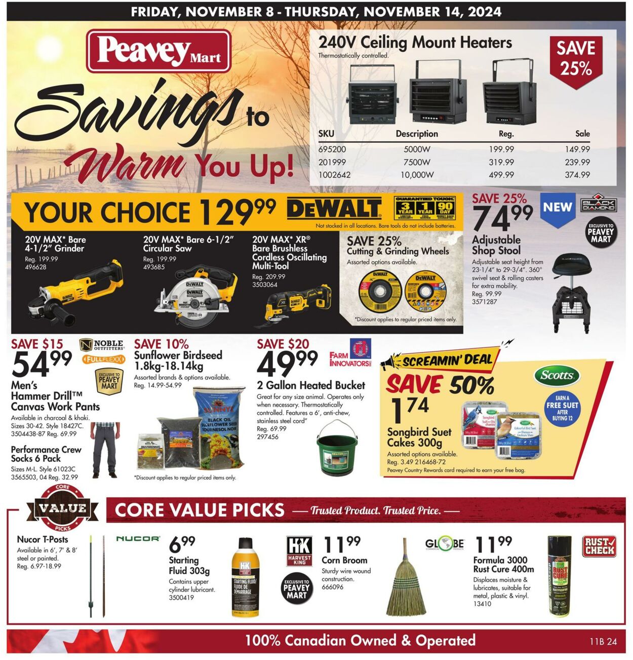 Flyer Peavey Mart 08.11.2024 - 14.11.2024