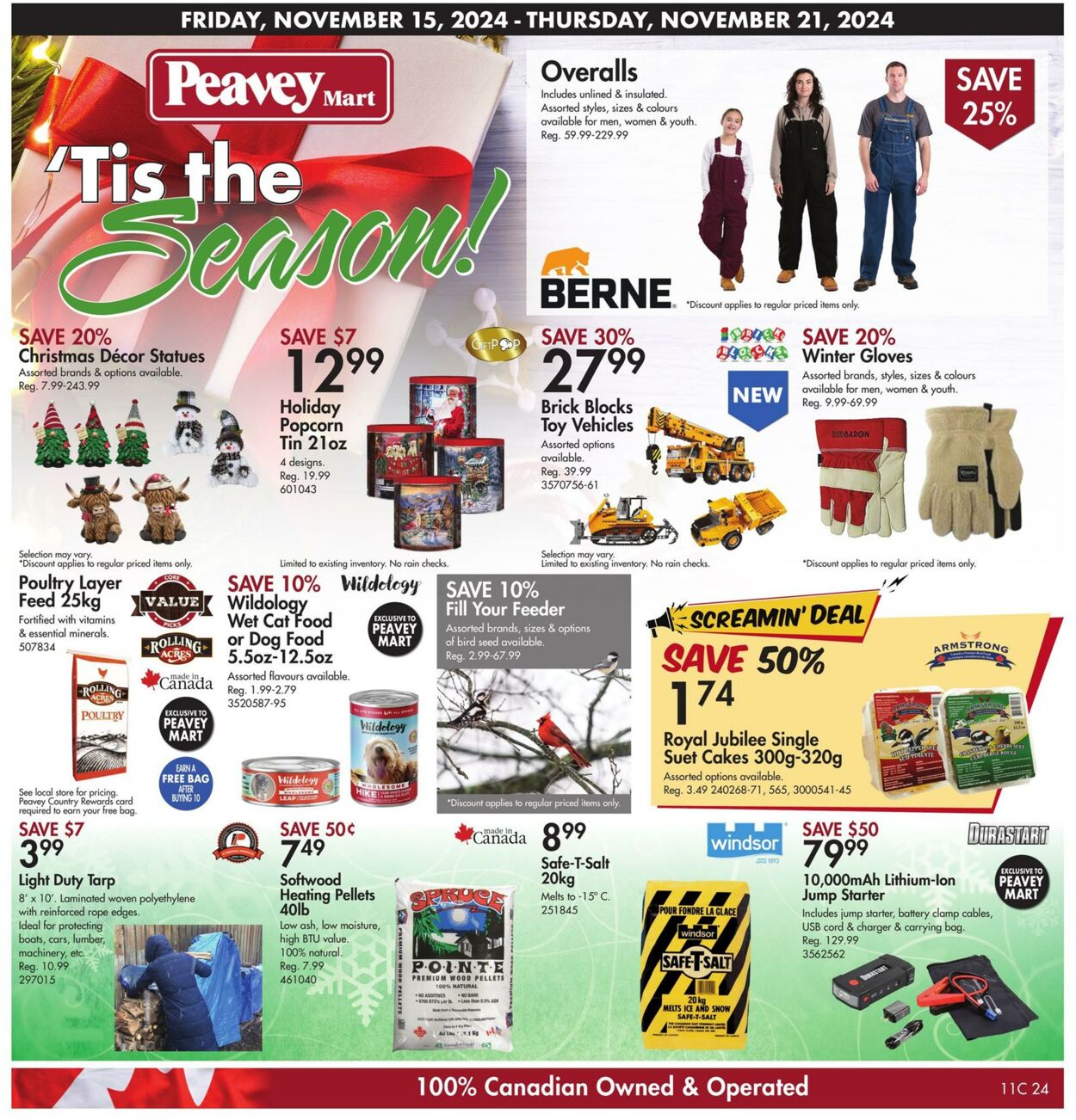 Flyer Peavey Mart 15.11.2024 - 21.11.2024