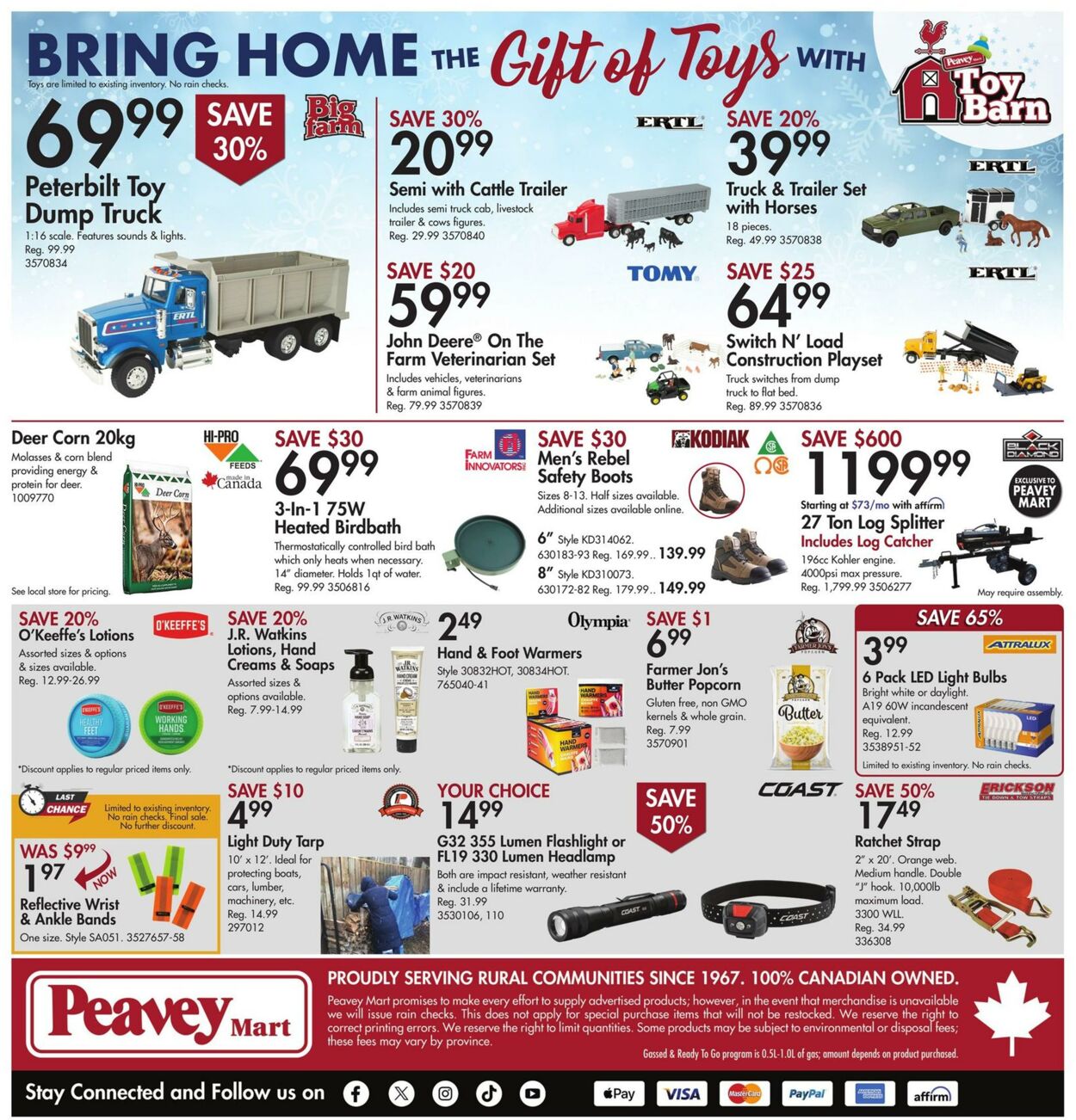 Flyer Peavey Mart 22.11.2024 - 27.11.2024