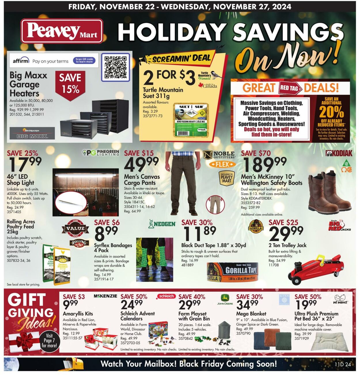 Peavey Mart Promotional flyers