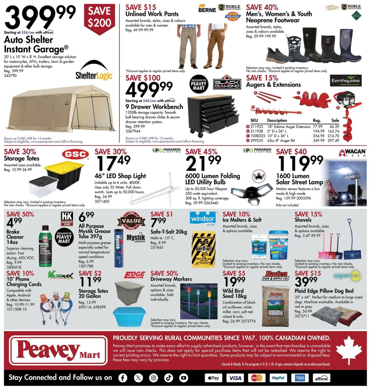 Flyer Peavey Mart 09.01.2025 - 19.01.2025