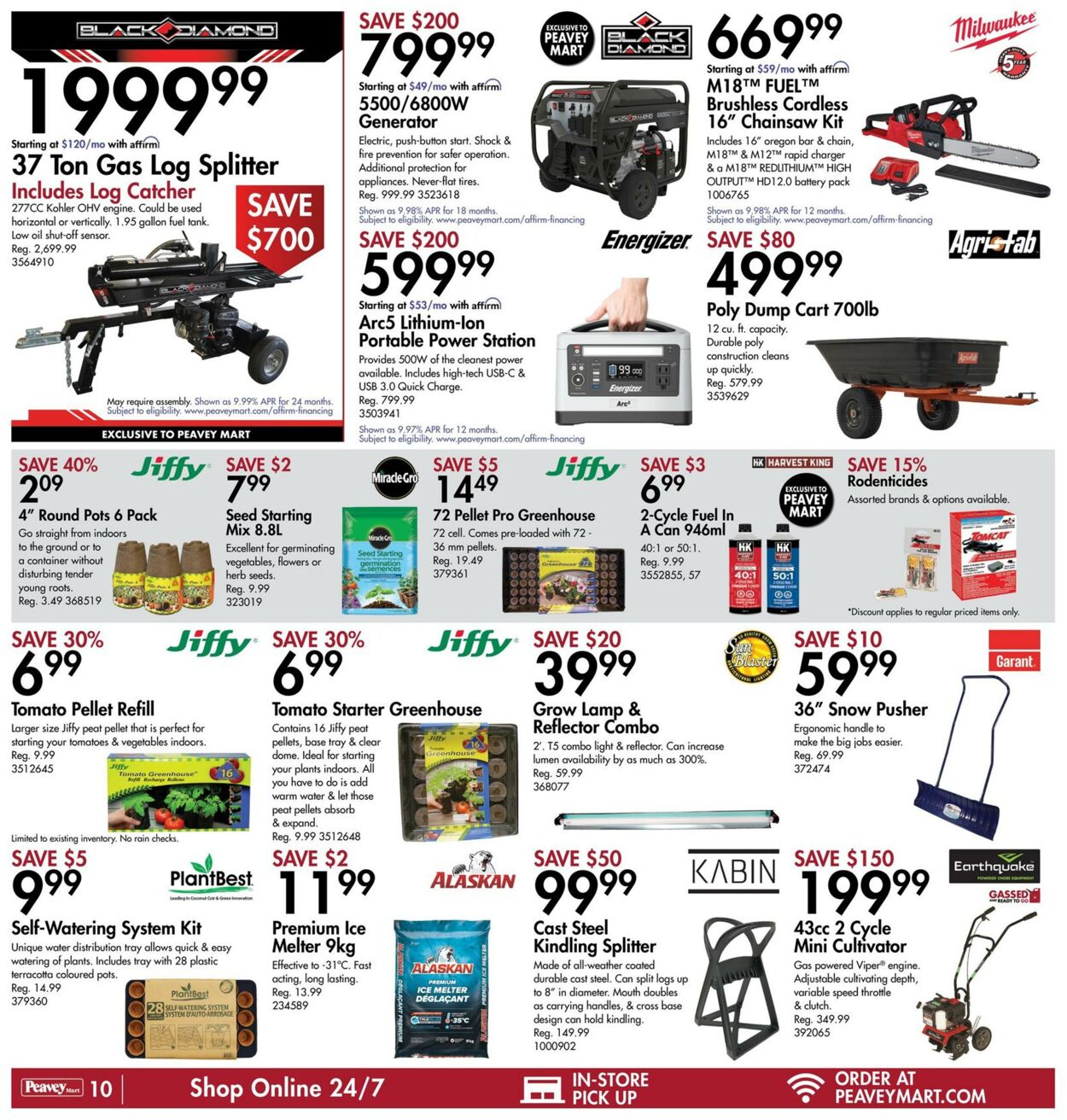 Flyer Peavey Mart 09.01.2025 - 19.01.2025