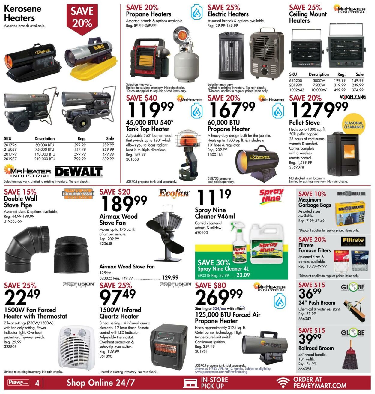 Flyer Peavey Mart 09.01.2025 - 19.01.2025