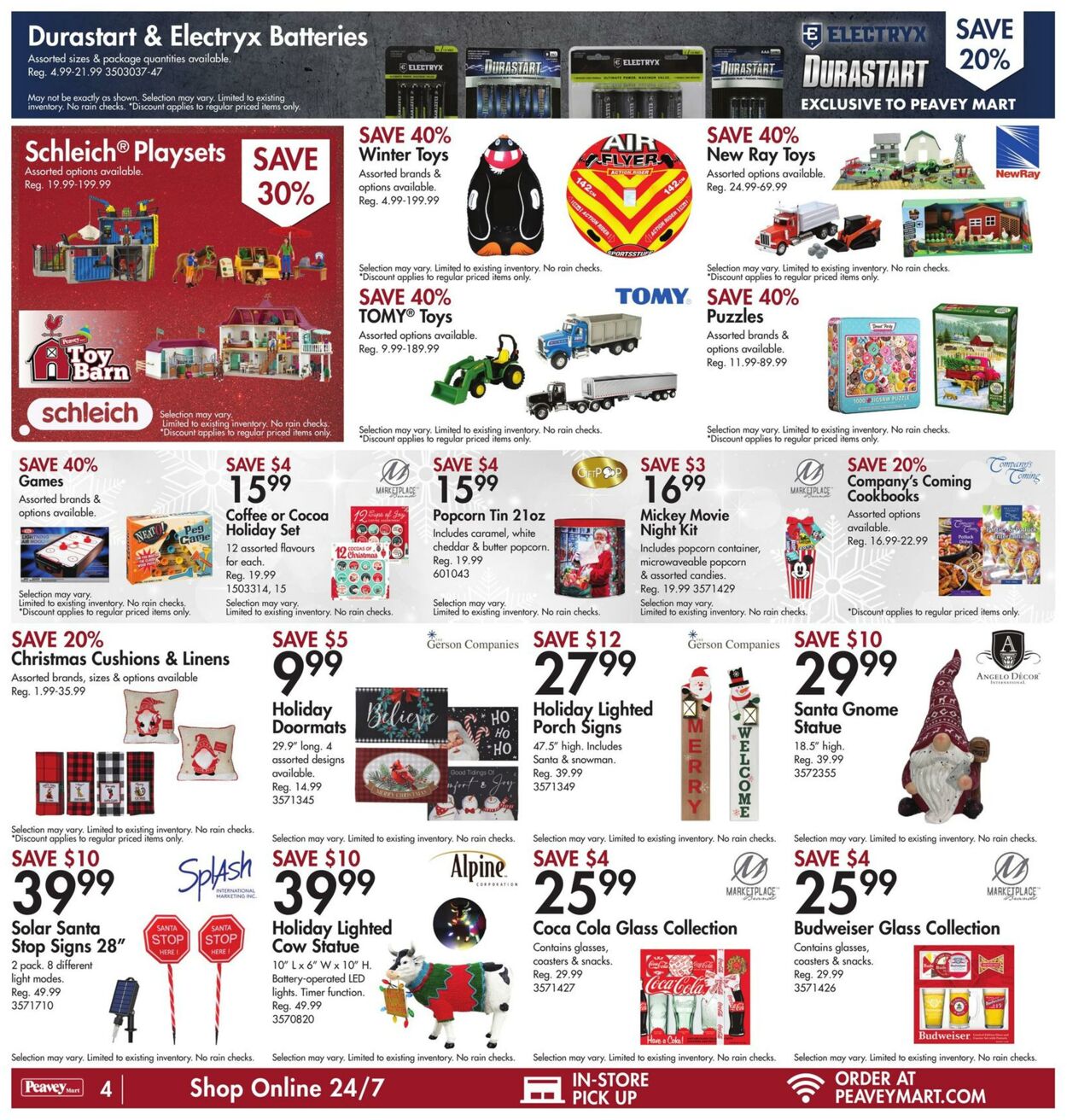 Flyer Peavey Mart 13.12.2024 - 18.12.2024