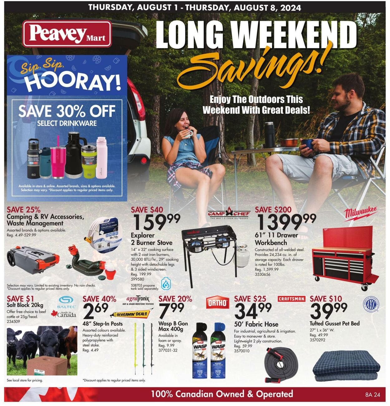 Flyer Peavey Mart 01.08.2024 - 08.08.2024