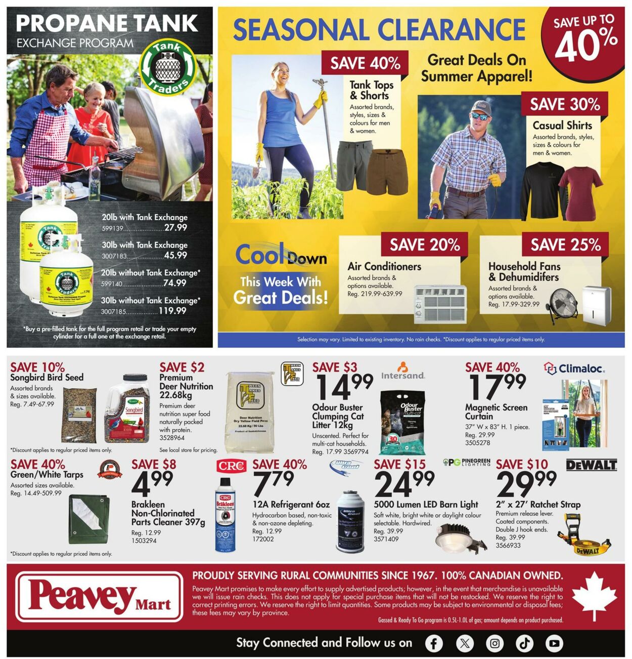 Flyer Peavey Mart 01.08.2024 - 08.08.2024