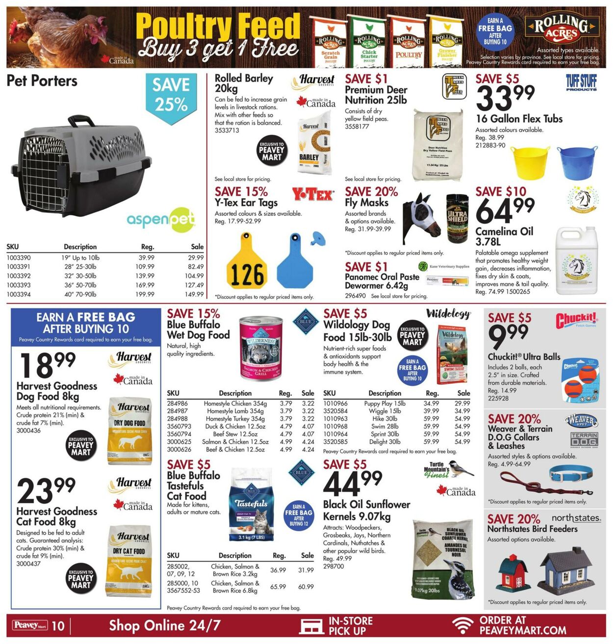 Flyer Peavey Mart 01.08.2024 - 08.08.2024