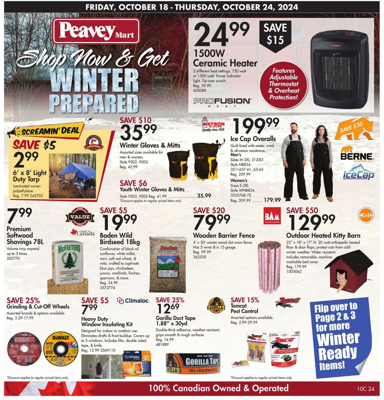 Peavey Mart Promotional flyers