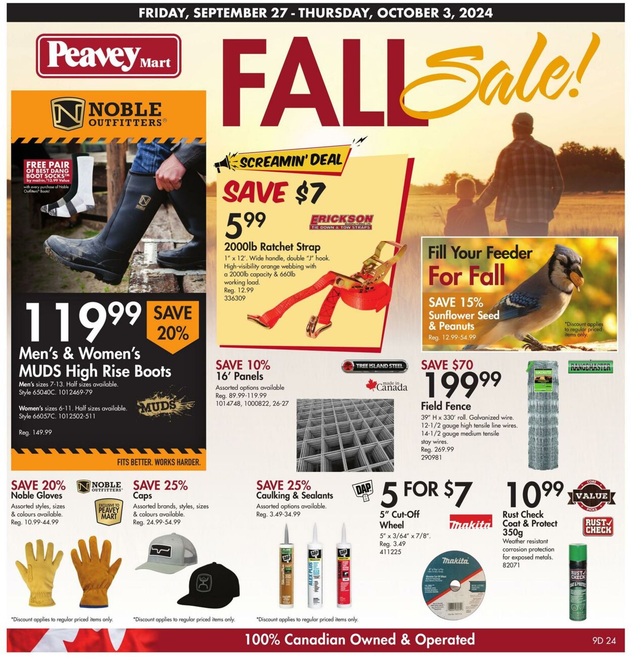 Flyer Peavey Mart 27.09.2024 - 03.10.2024