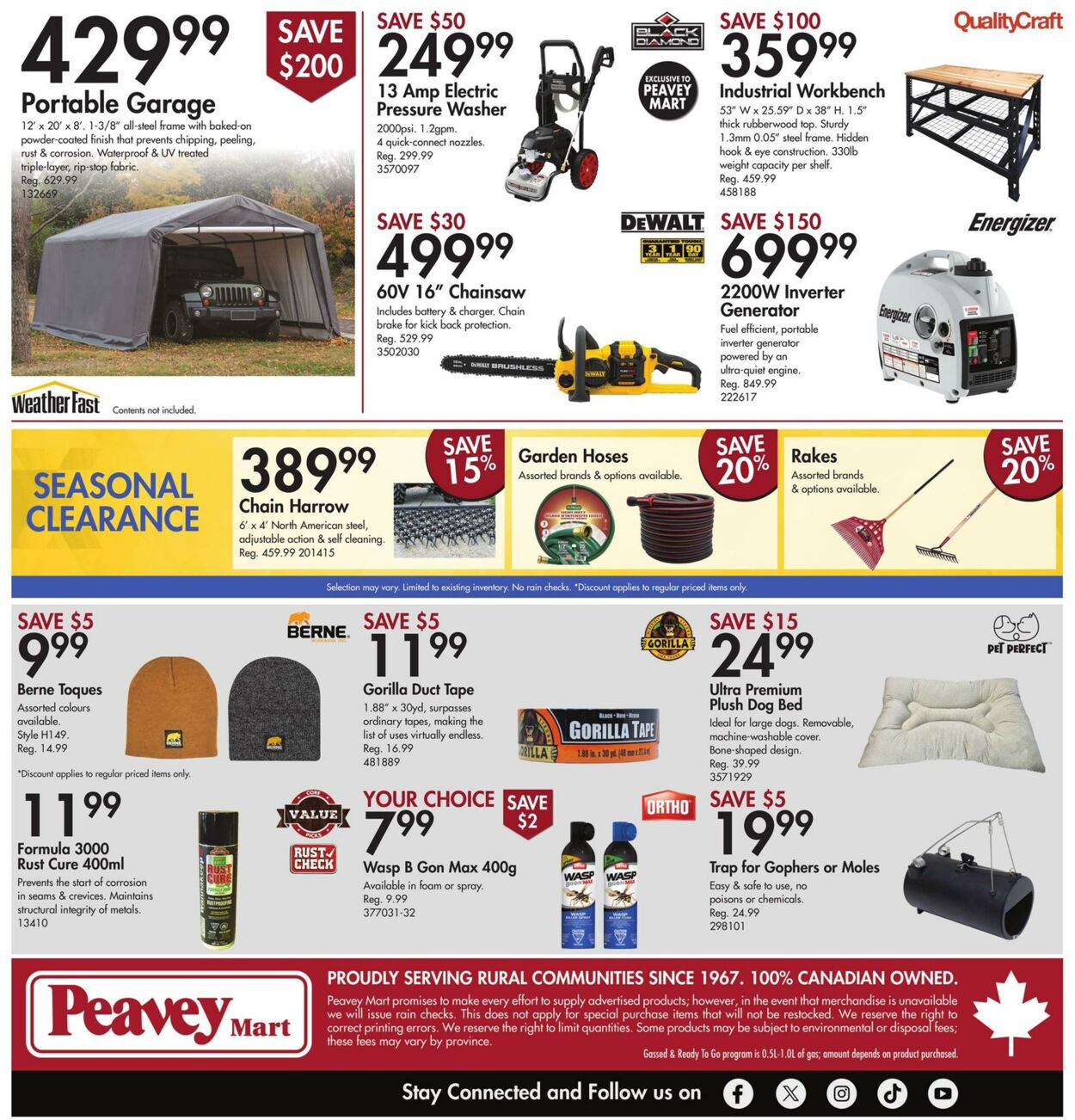 Flyer Peavey Mart 27.09.2024 - 03.10.2024