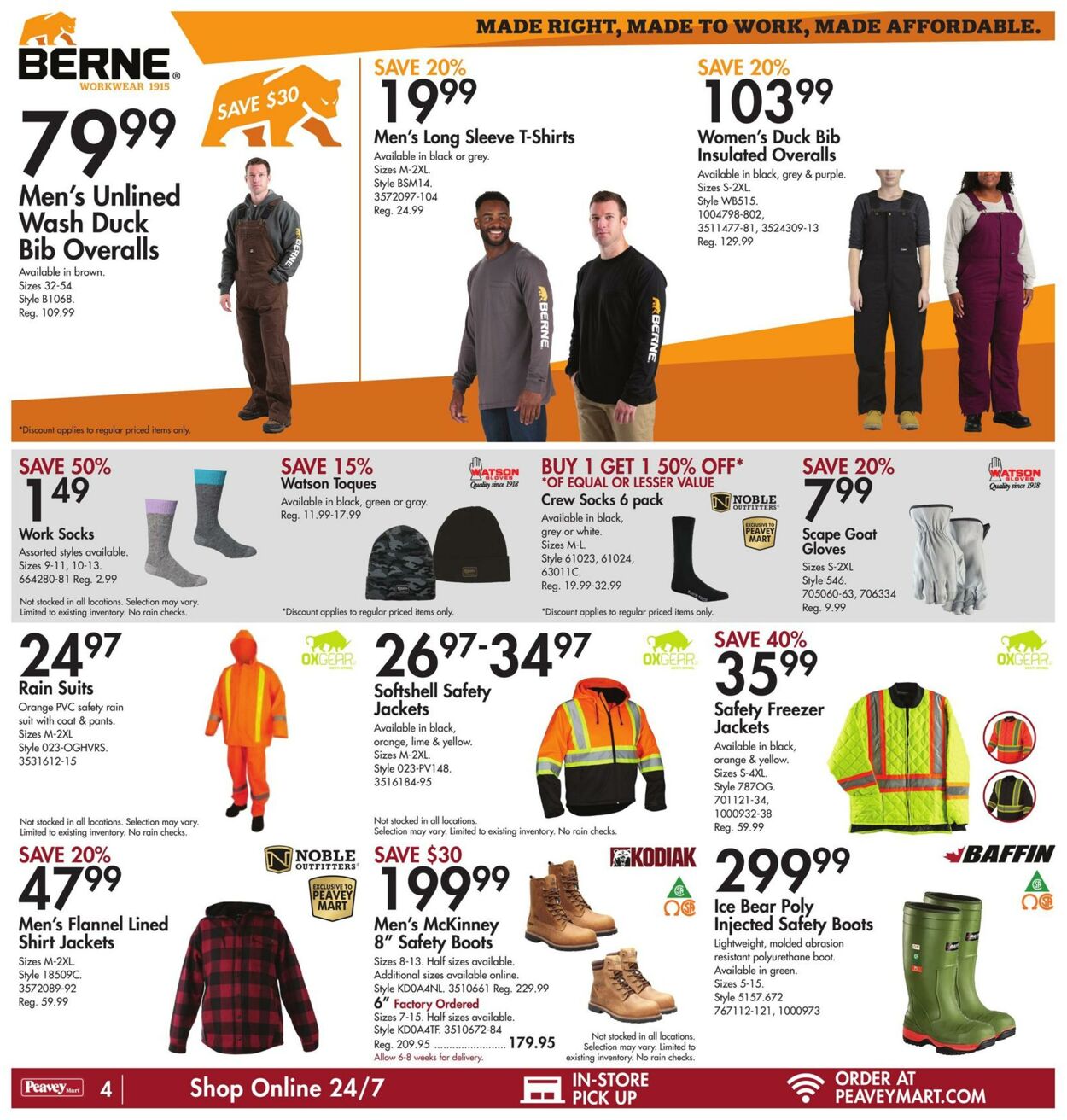 Flyer Peavey Mart 27.09.2024 - 03.10.2024