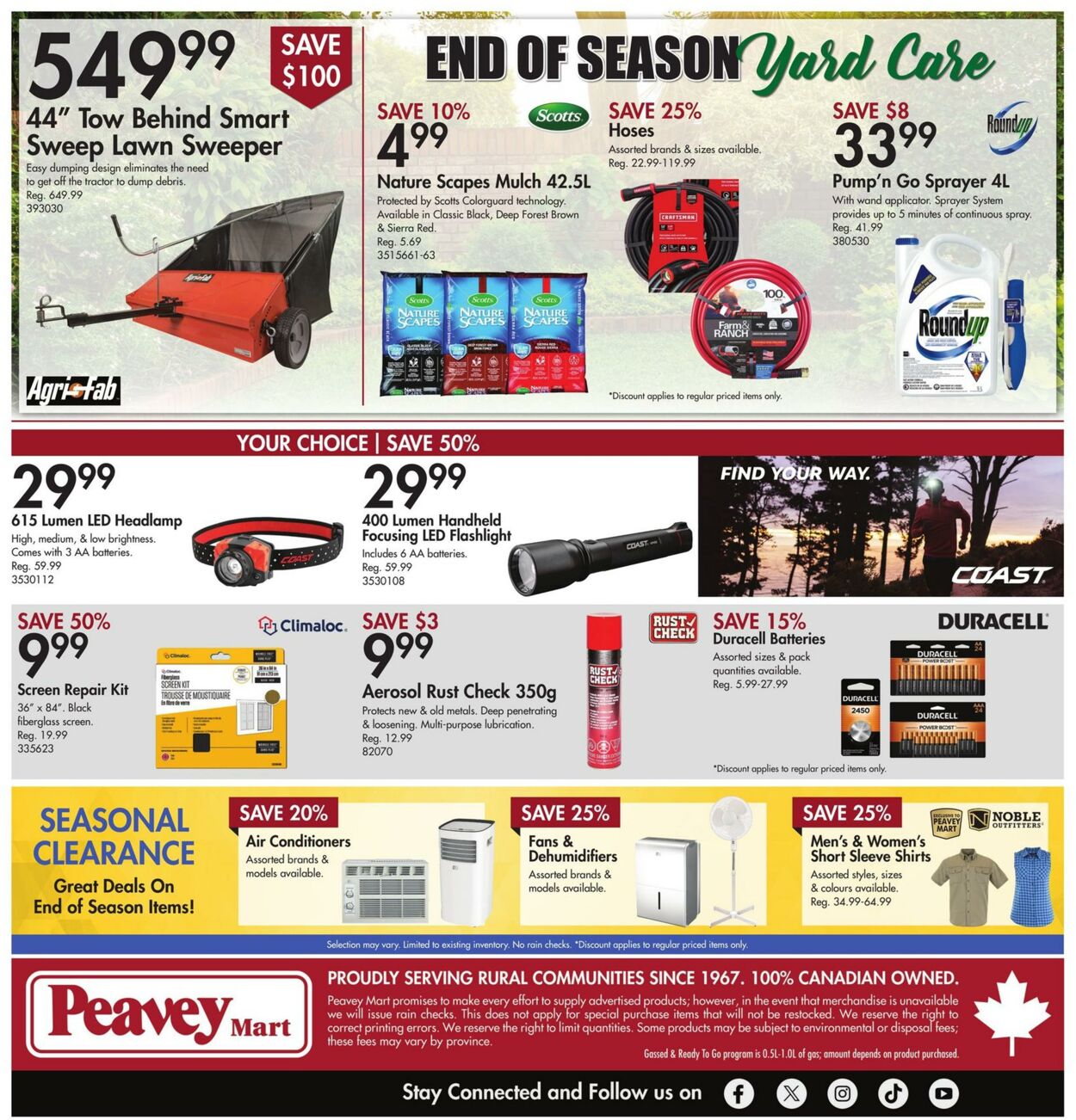 Flyer Peavey Mart 09.08.2024 - 15.08.2024