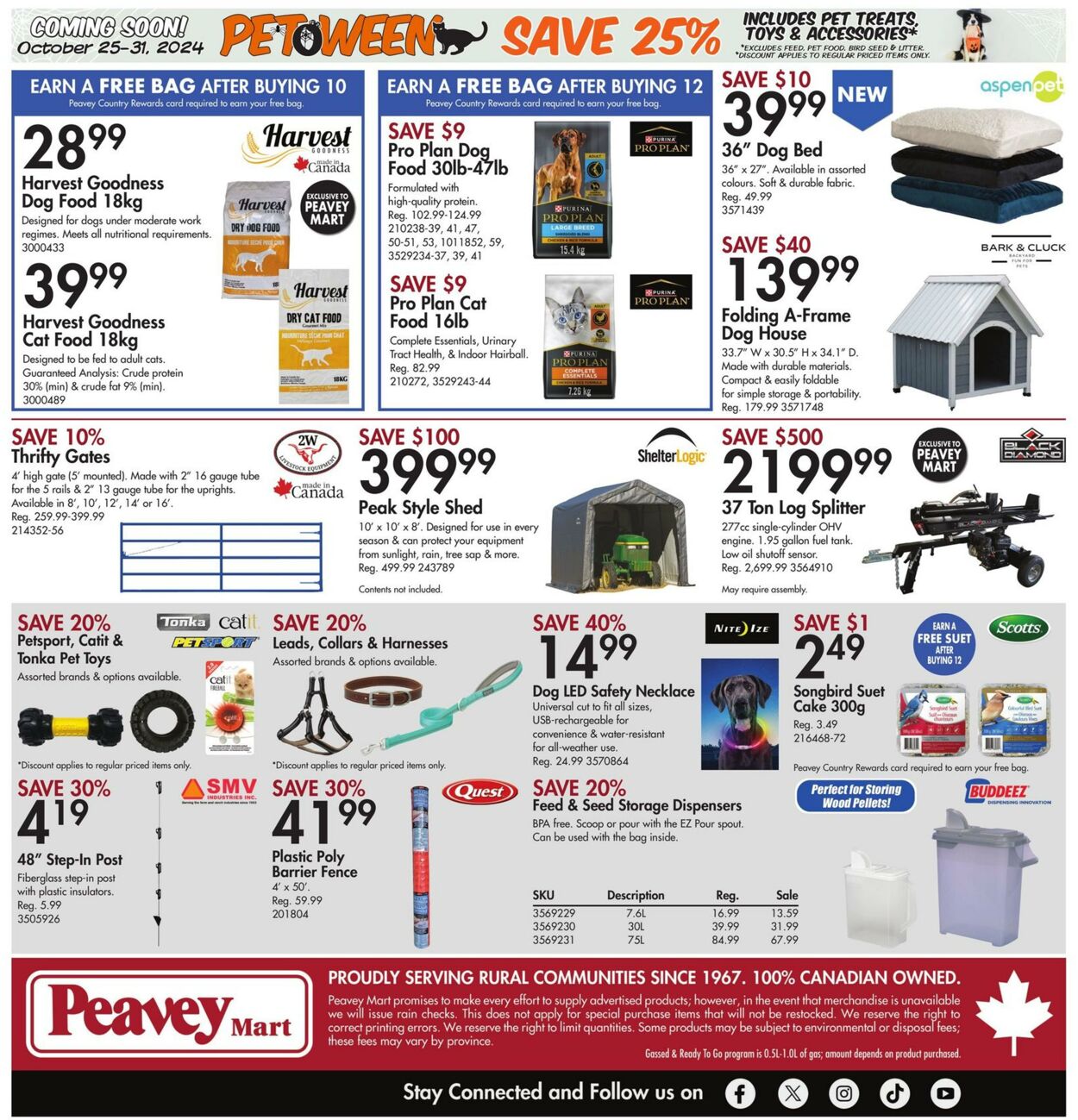 Flyer Peavey Mart 11.10.2024 - 17.10.2024