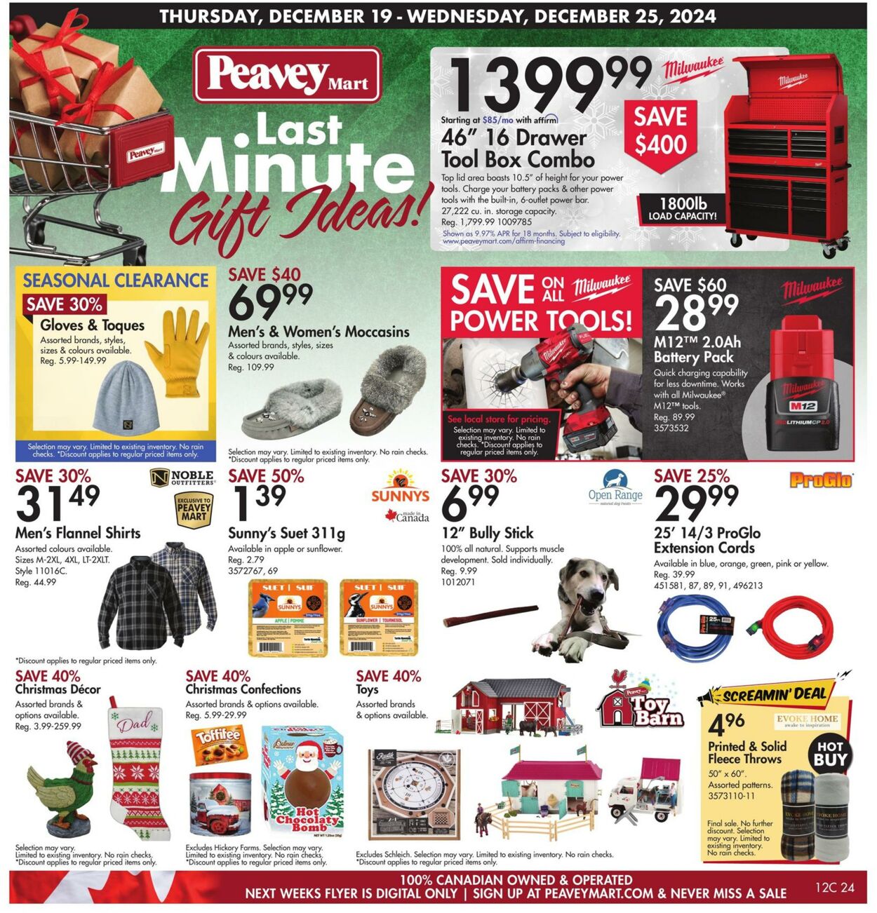 Peavey Mart Promotional flyers