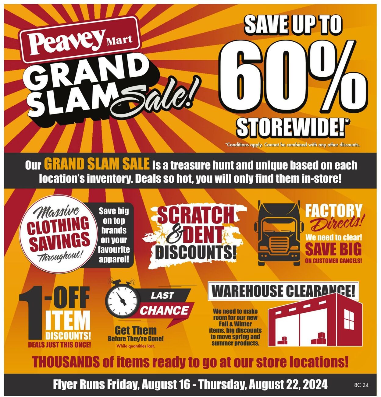 Flyer Peavey Mart 16.08.2024 - 22.08.2024