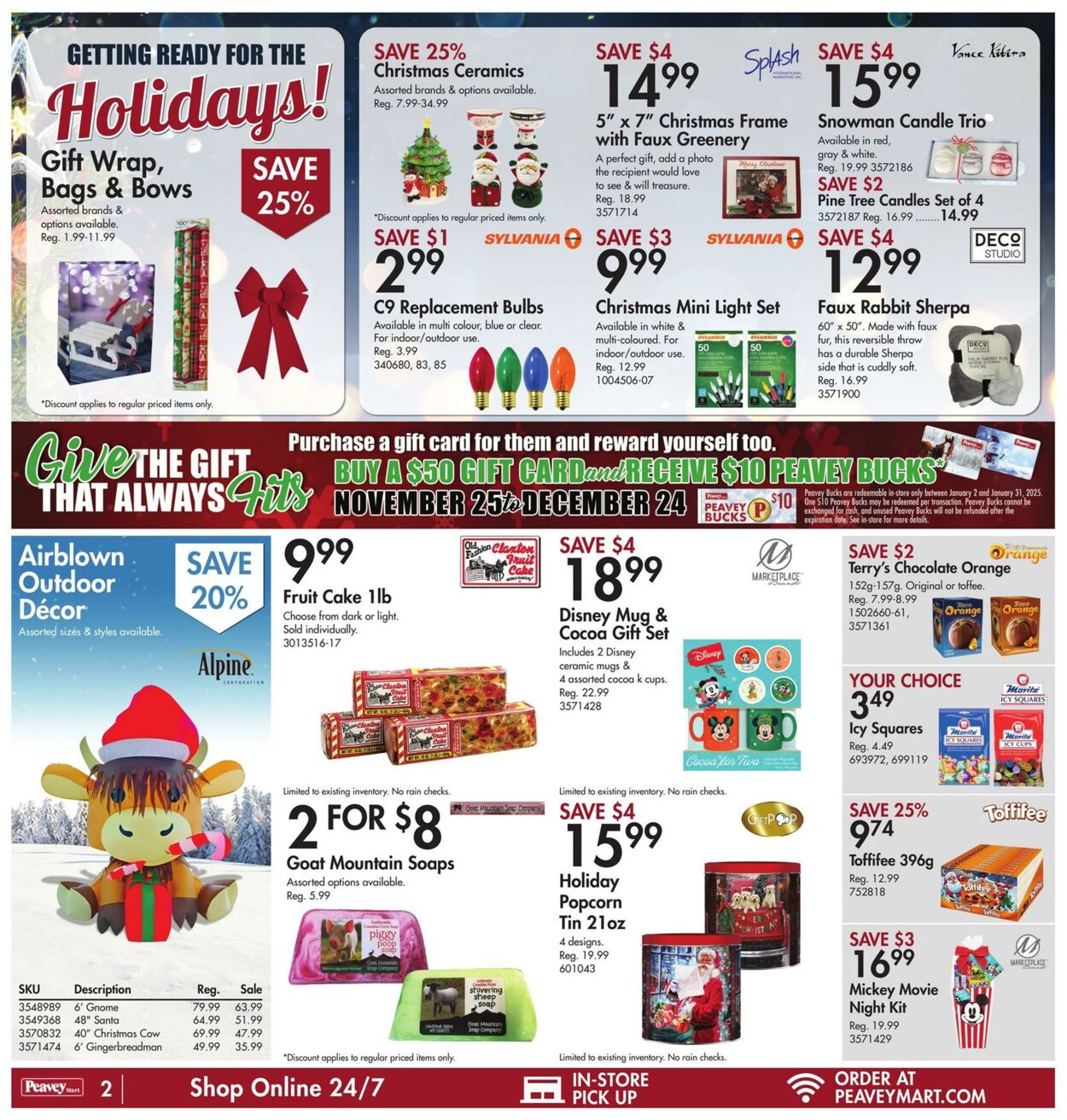 Flyer Peavey Mart 06.12.2024 - 12.12.2024