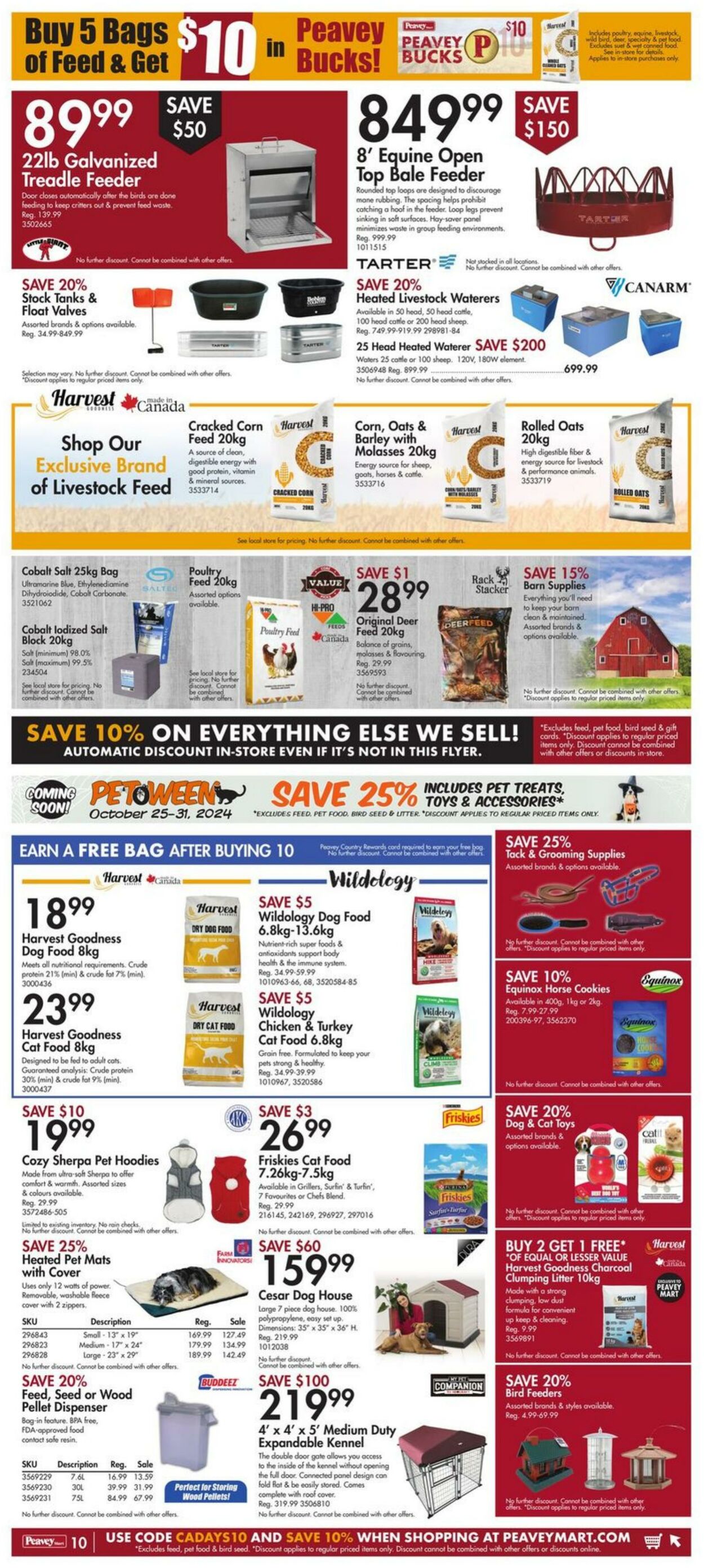 Flyer Peavey Mart 04.10.2024 - 10.10.2024