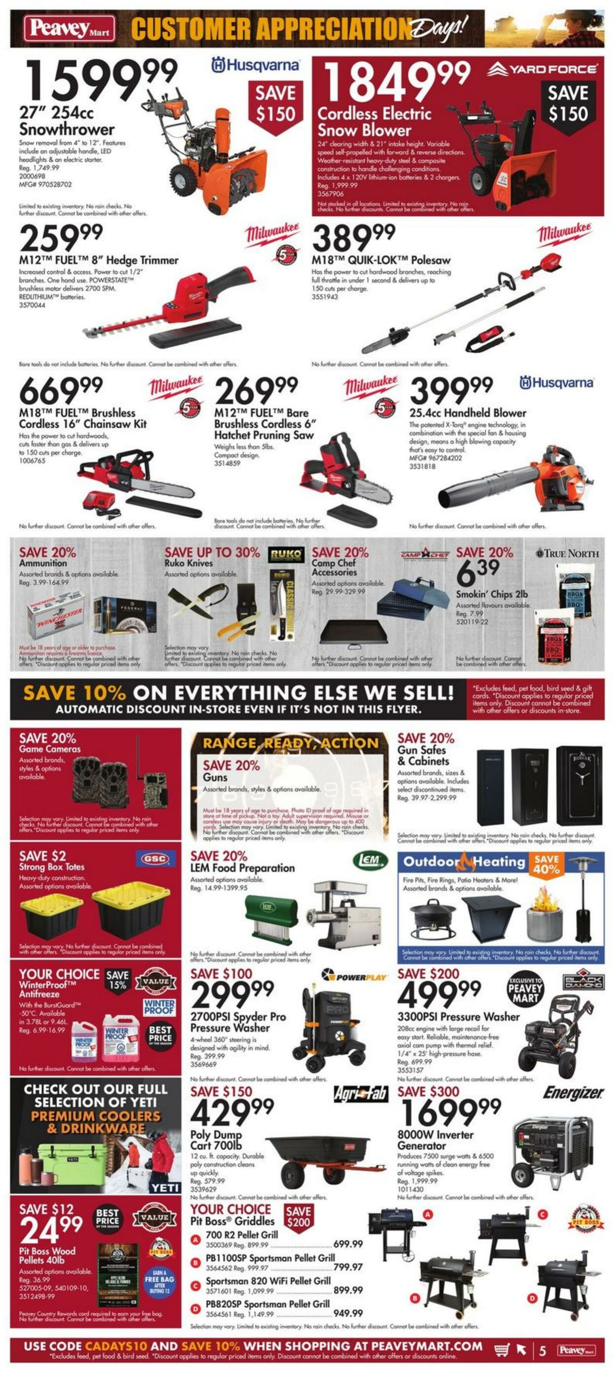 Flyer Peavey Mart 04.10.2024 - 10.10.2024