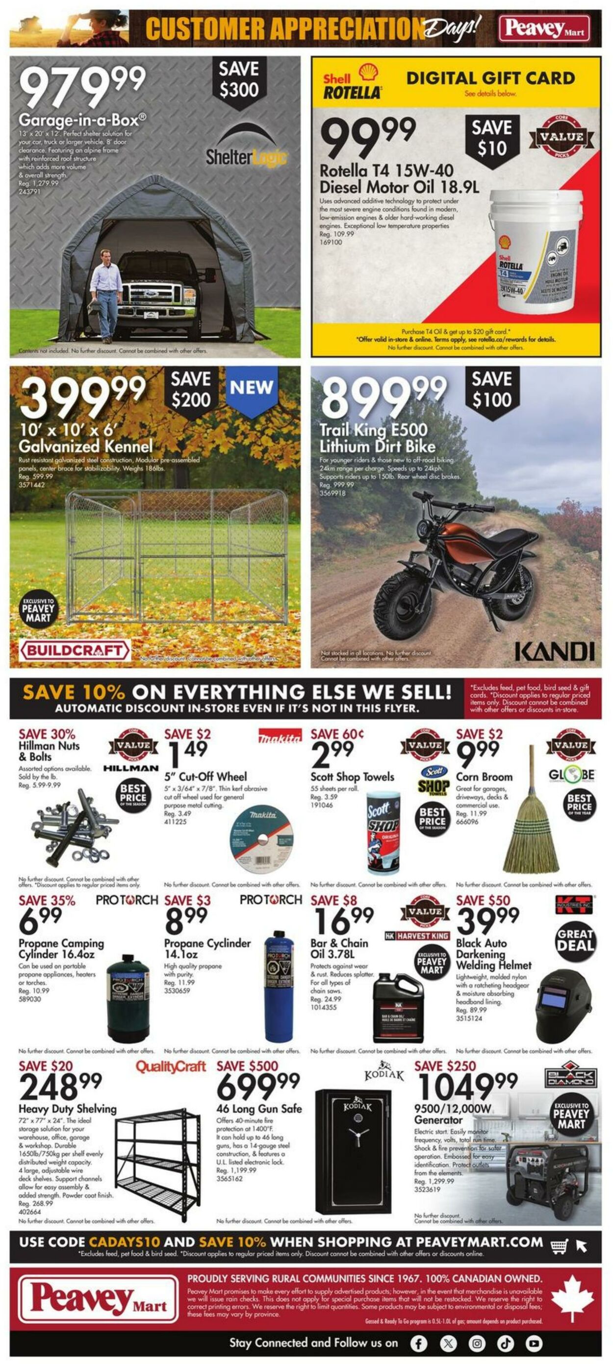 Flyer Peavey Mart 04.10.2024 - 10.10.2024