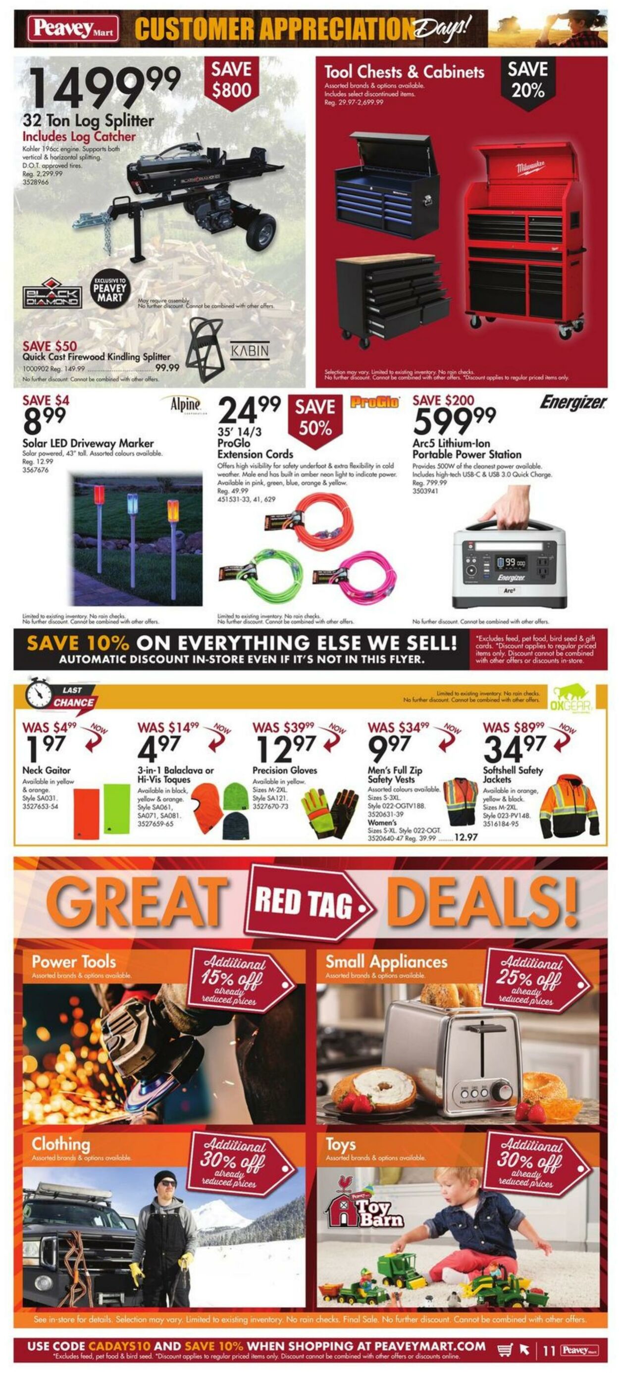 Flyer Peavey Mart 04.10.2024 - 10.10.2024