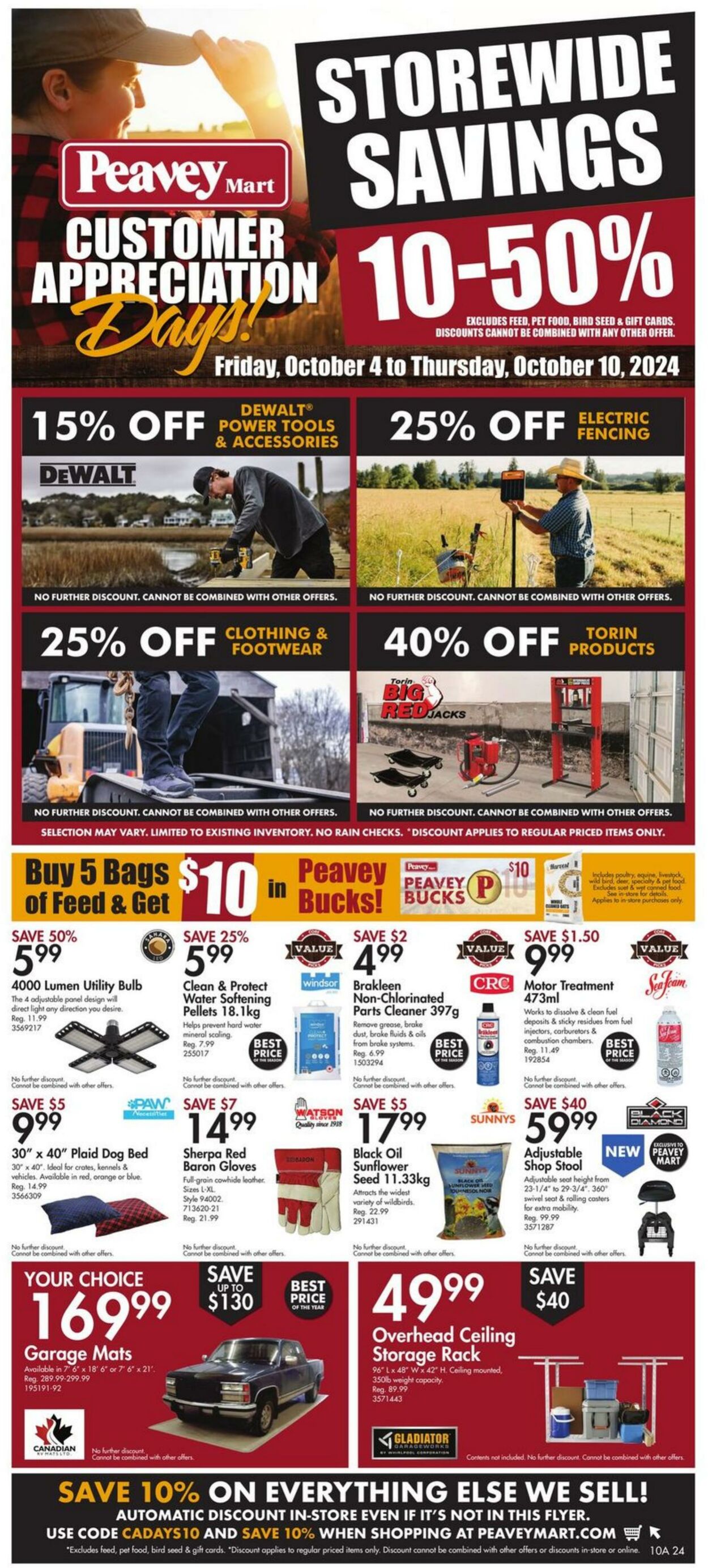 Peavey Mart Promotional flyers