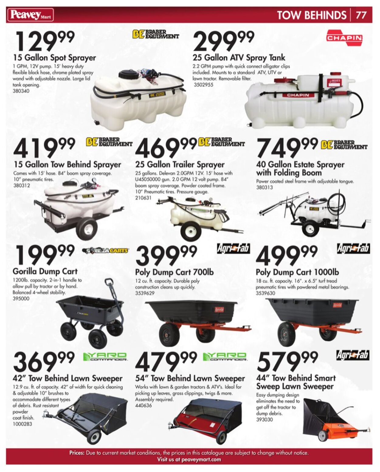 Flyer Peavey Mart 09.03.2022 - 31.12.2022