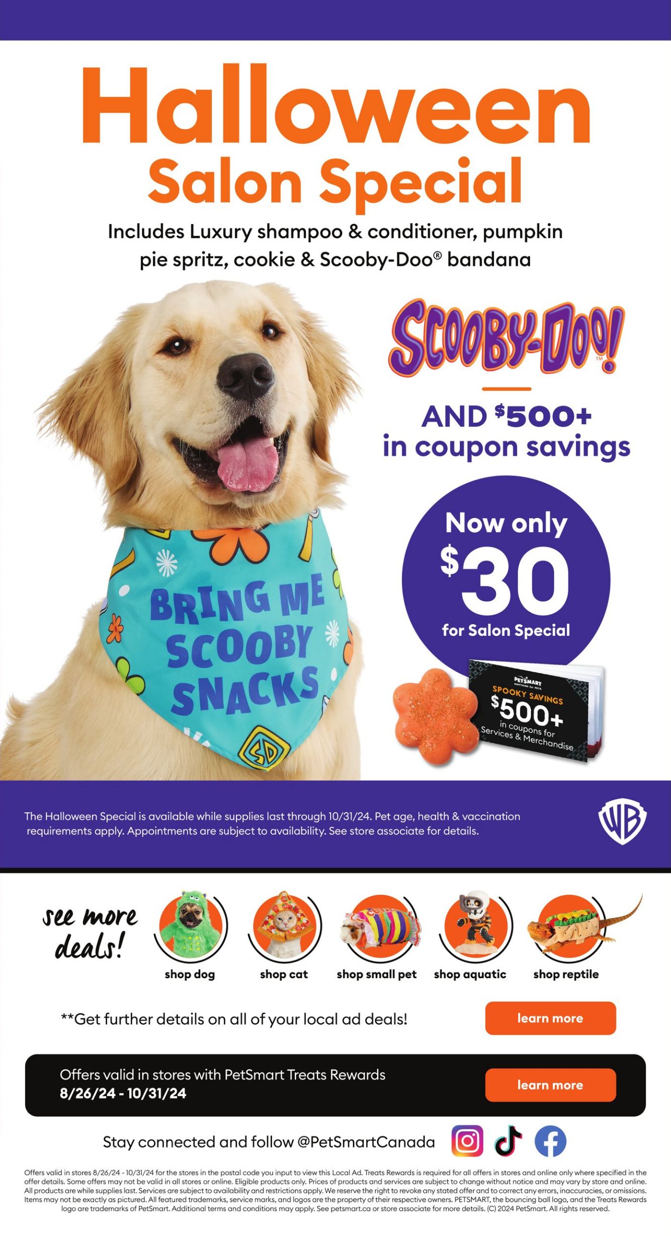 Flyer PetSmart 26.08.2024 - 31.10.2024