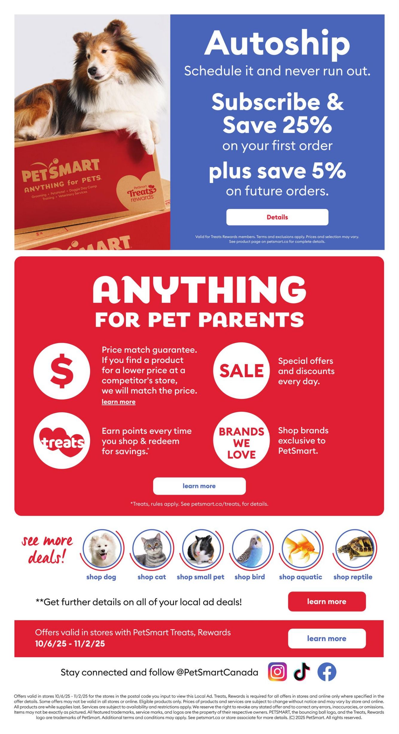 Flyer PetSmart 06.10.2025 - 02.11.2025
