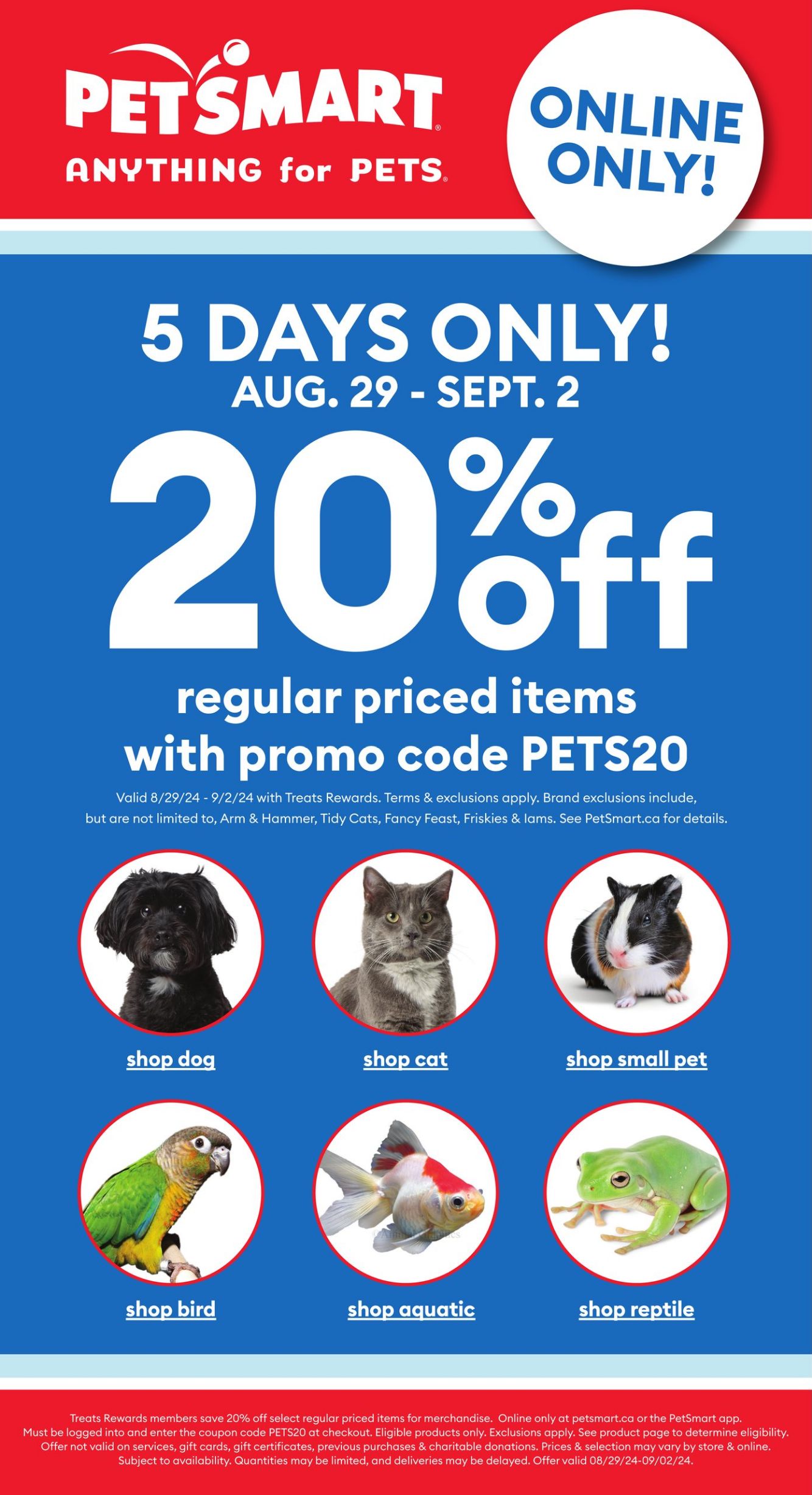 Flyer PetSmart 29.08.2024 - 02.09.2024