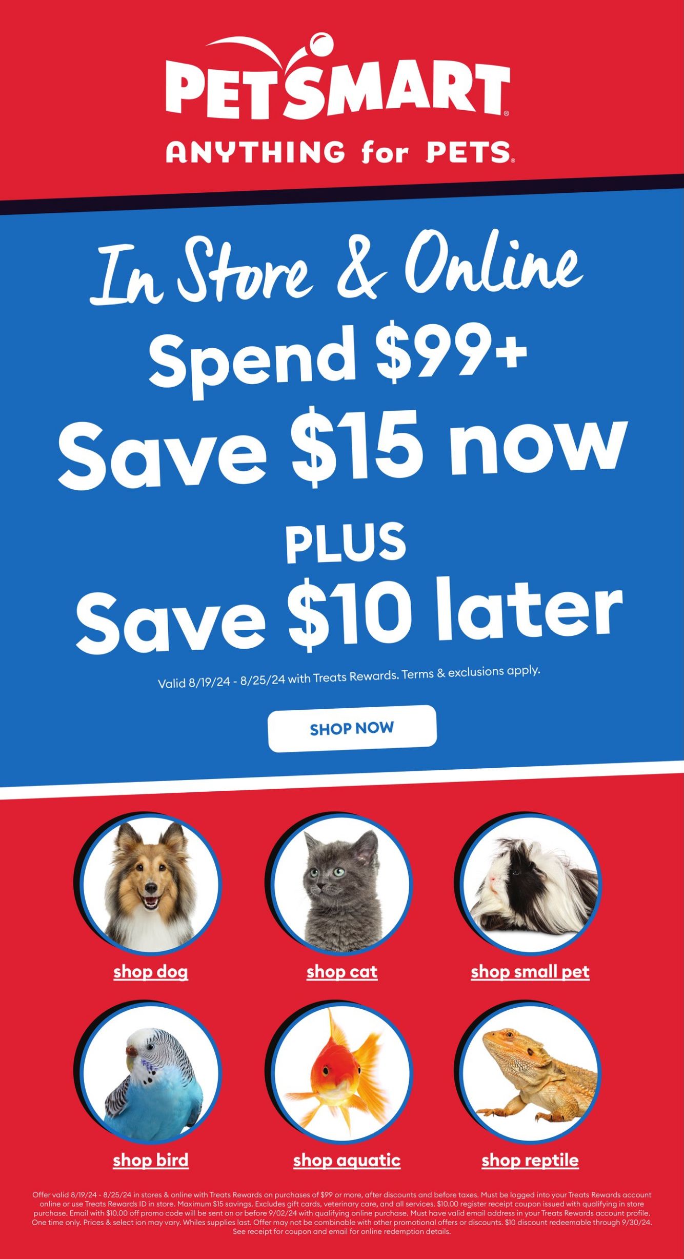 Flyer PetSmart 19.08.2024 - 25.08.2024