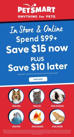 Flyer PetSmart 29.07.2024 - 25.08.2024