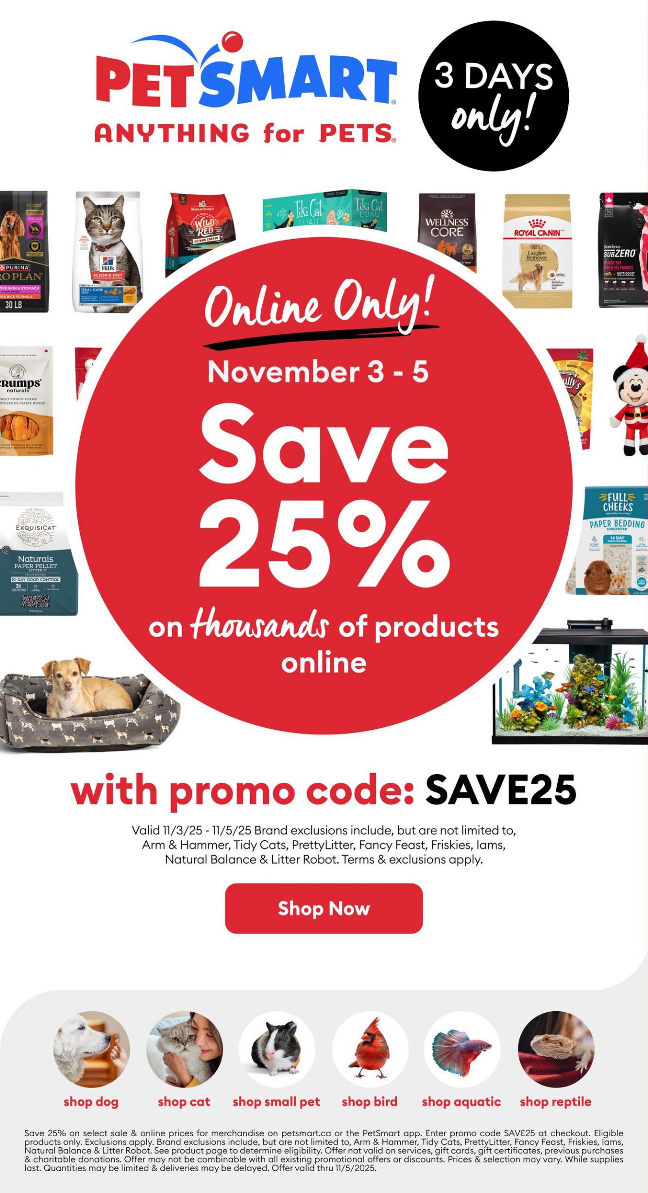 Flyer PetSmart 03.11.2025 - 05.11.2025