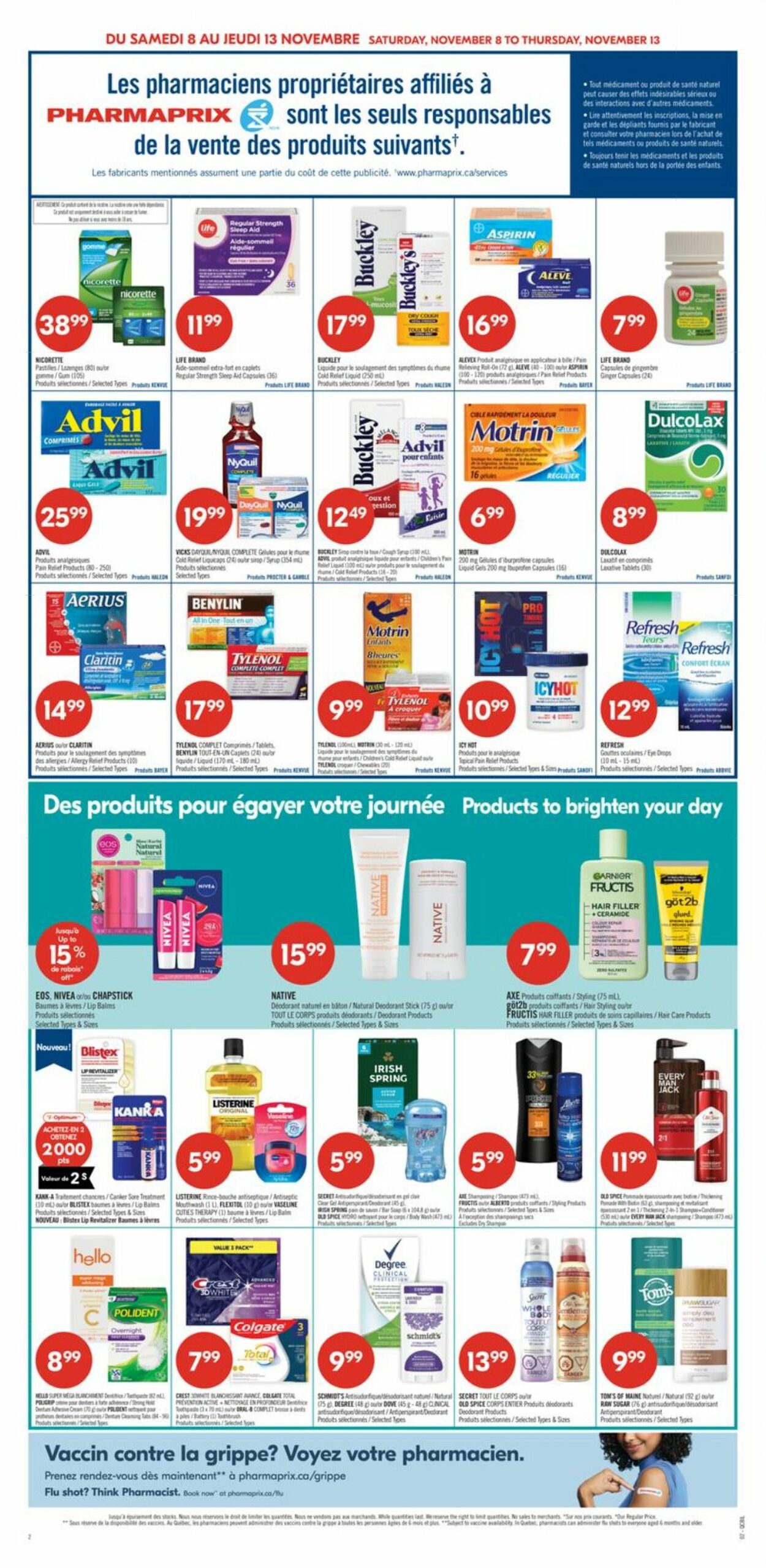 Flyer Pharmaprix 08.11.2025 - 13.11.2025
