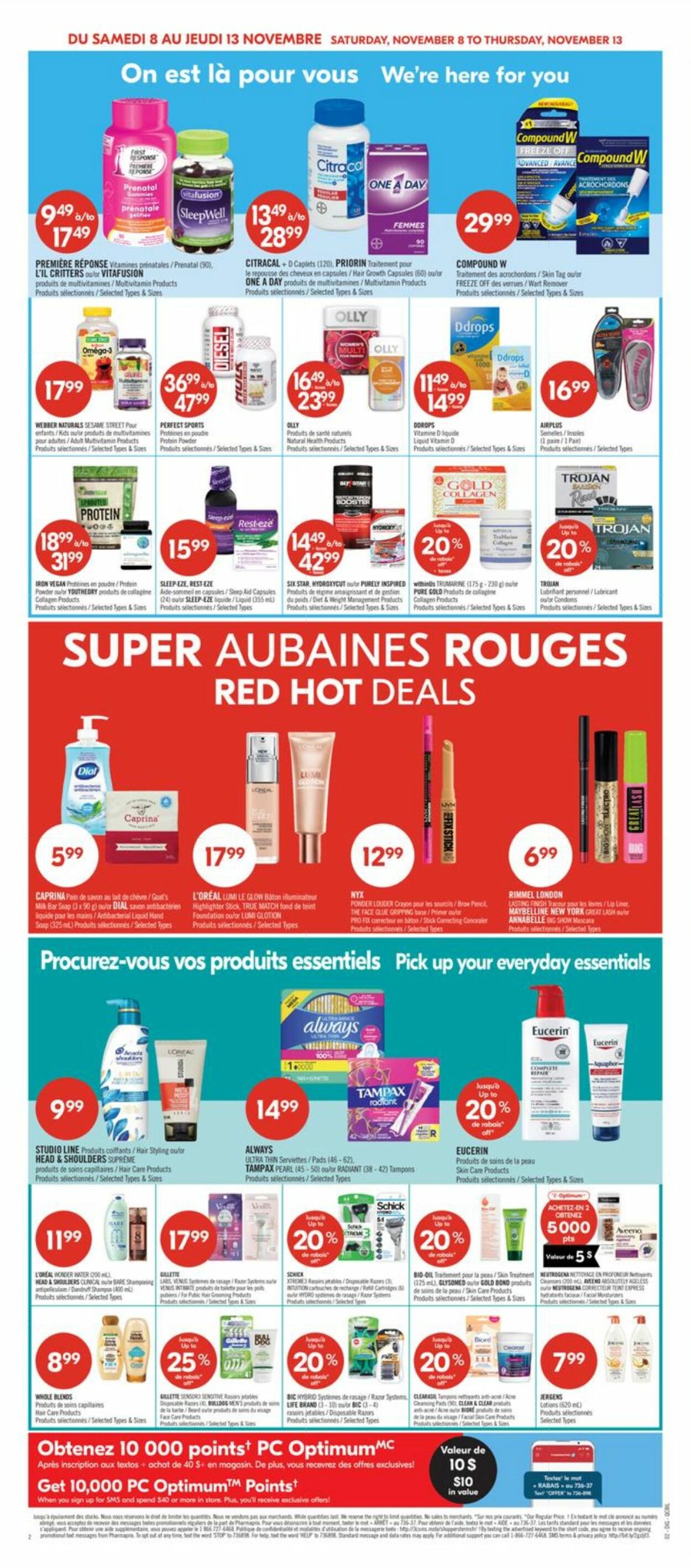 Flyer Pharmaprix 08.11.2025 - 13.11.2025