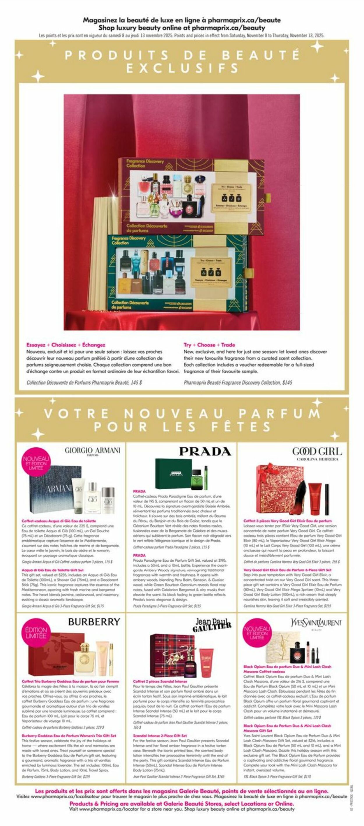 Flyer Pharmaprix 08.11.2025 - 13.11.2025