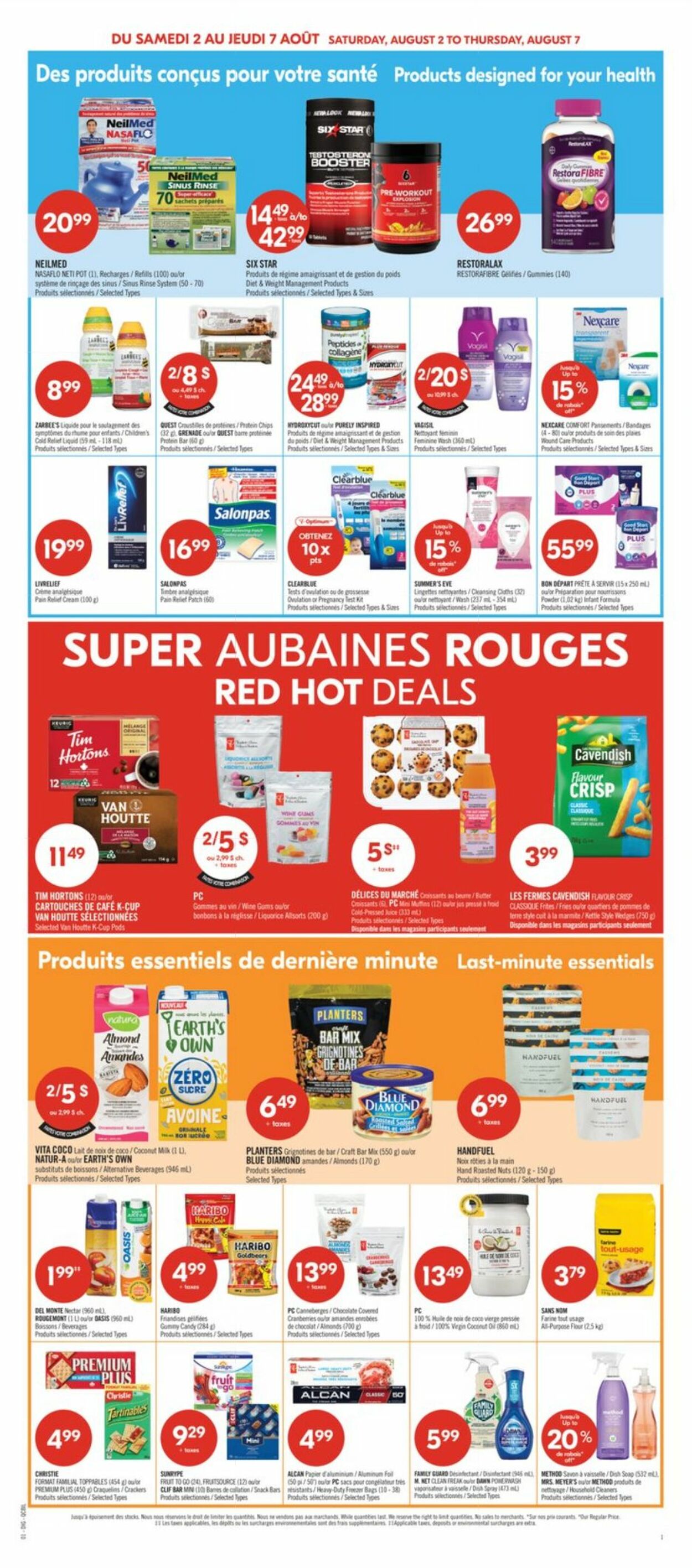 Flyer Pharmaprix 02.08.2025 - 07.08.2025