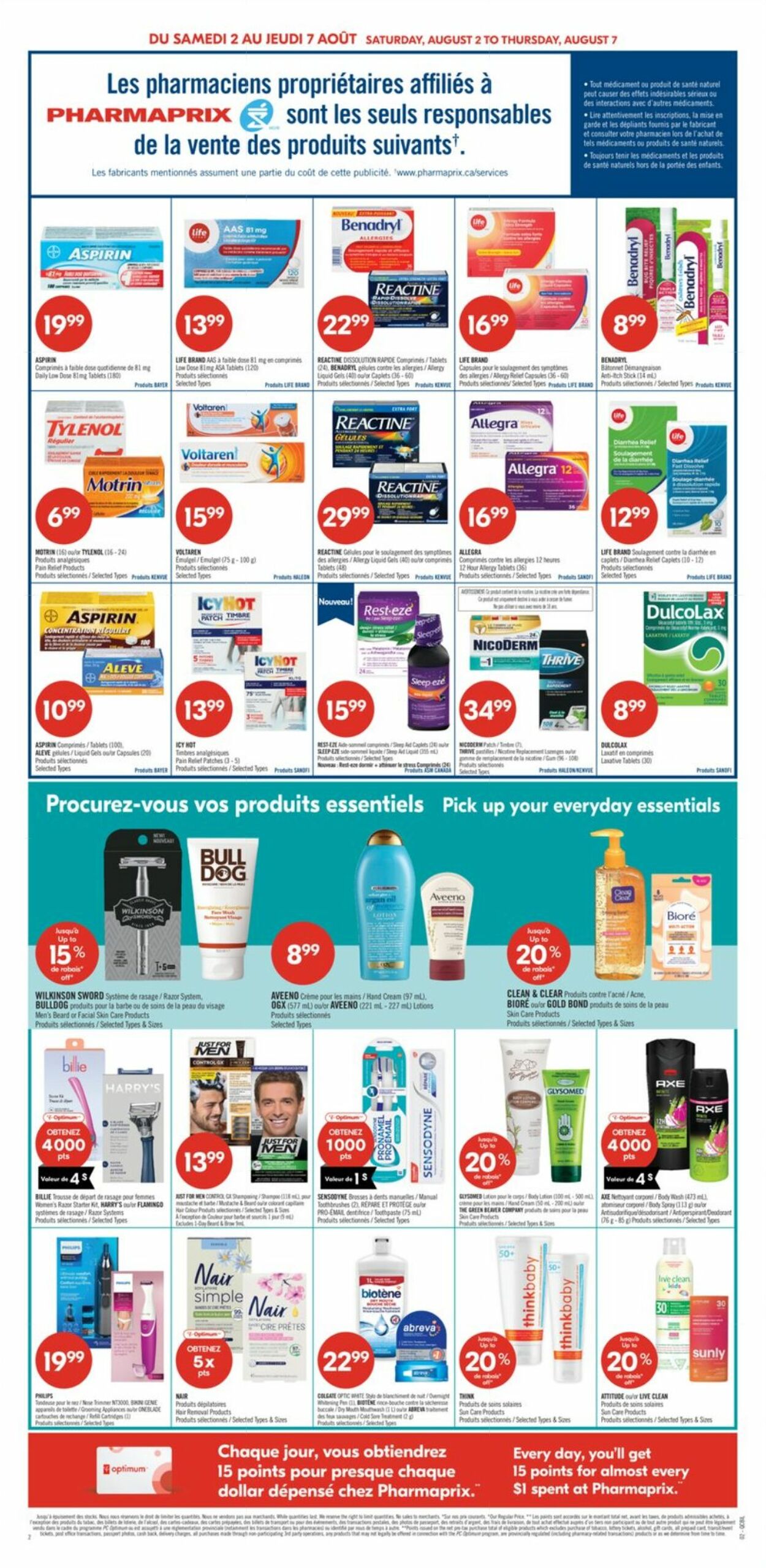 Flyer Pharmaprix 02.08.2025 - 07.08.2025