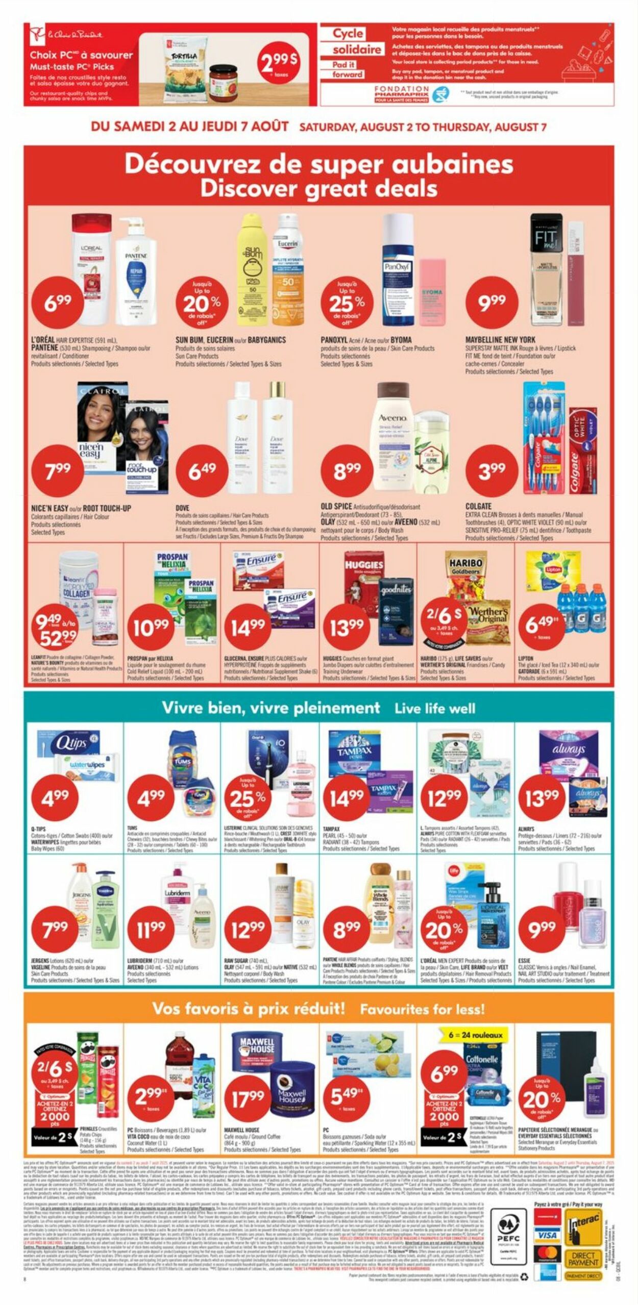 Flyer Pharmaprix 02.08.2025 - 07.08.2025