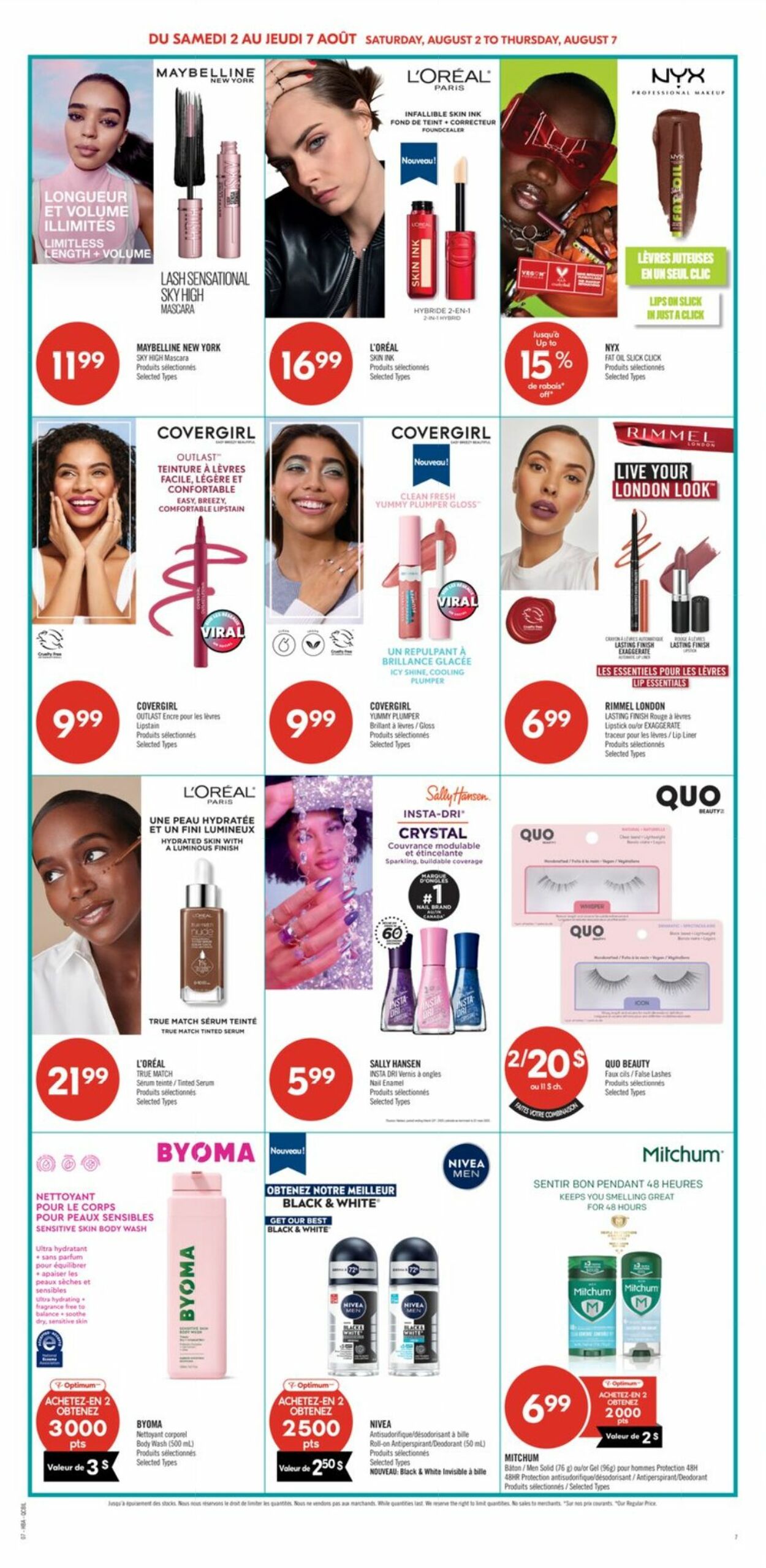 Flyer Pharmaprix 02.08.2025 - 07.08.2025
