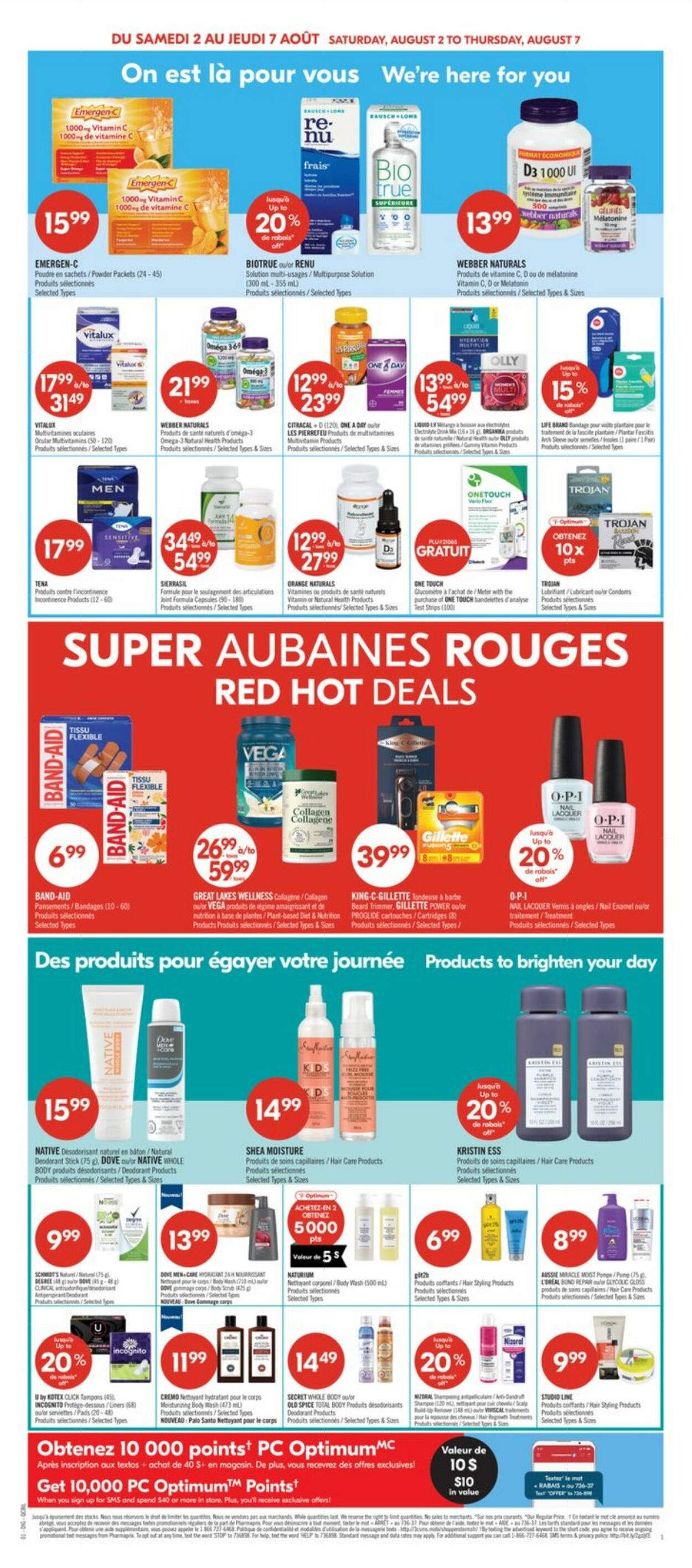 Flyer Pharmaprix 02.08.2025 - 07.08.2025
