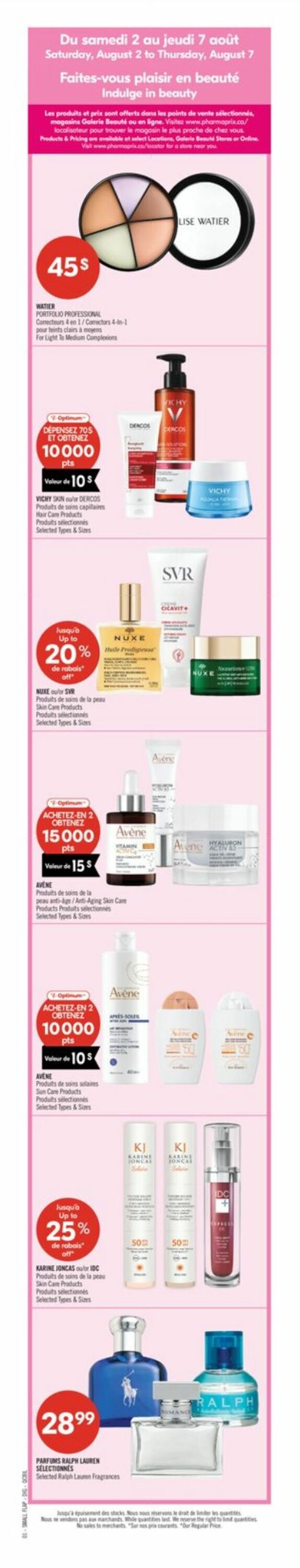 Flyer Pharmaprix 02.08.2025 - 07.08.2025