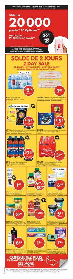 Flyer Pharmaprix 02.08.2025 - 07.08.2025